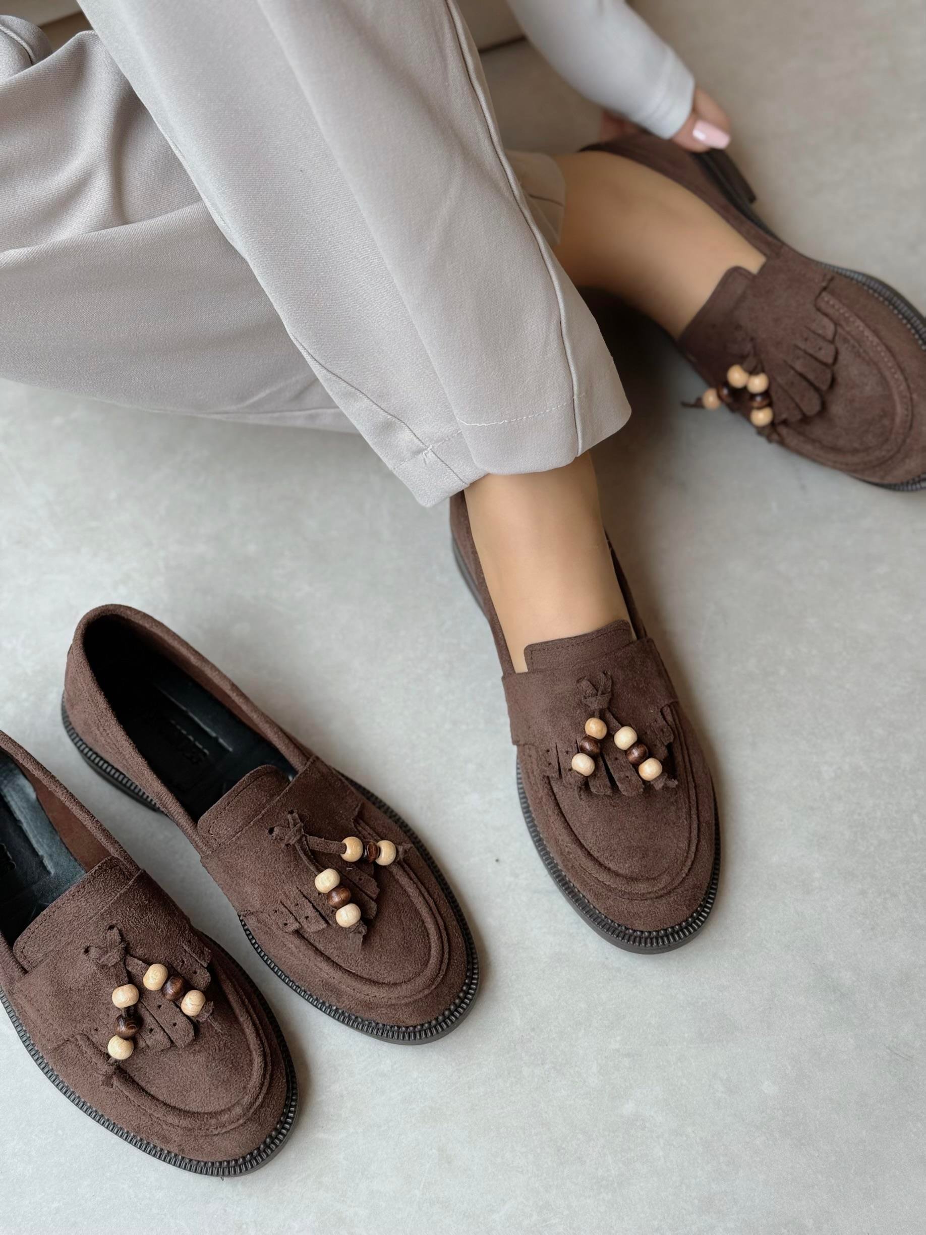 Monarch Püsküllü Acı Kahve Loafer
