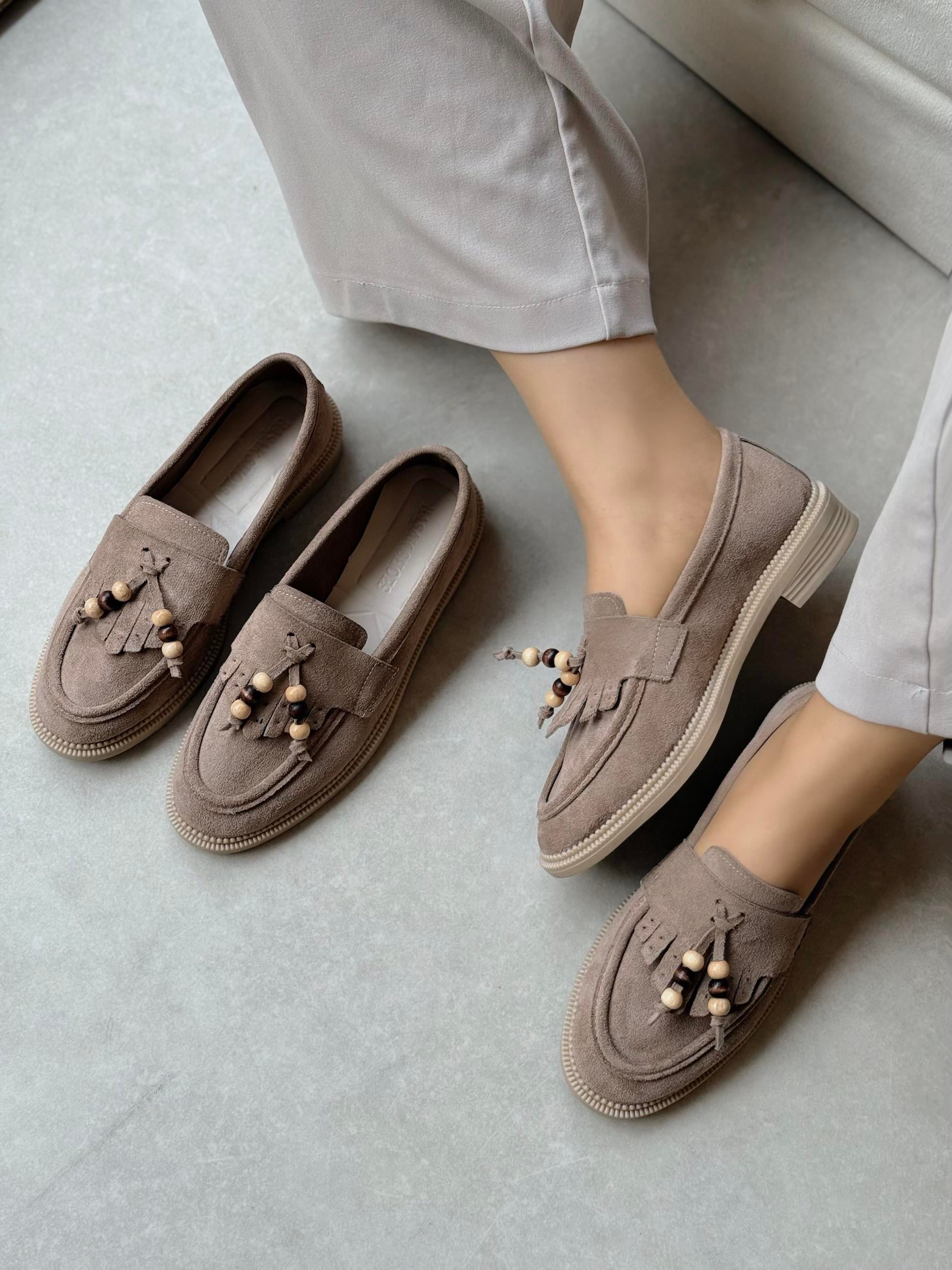 Monarch Püsküllü Vizon Loafer