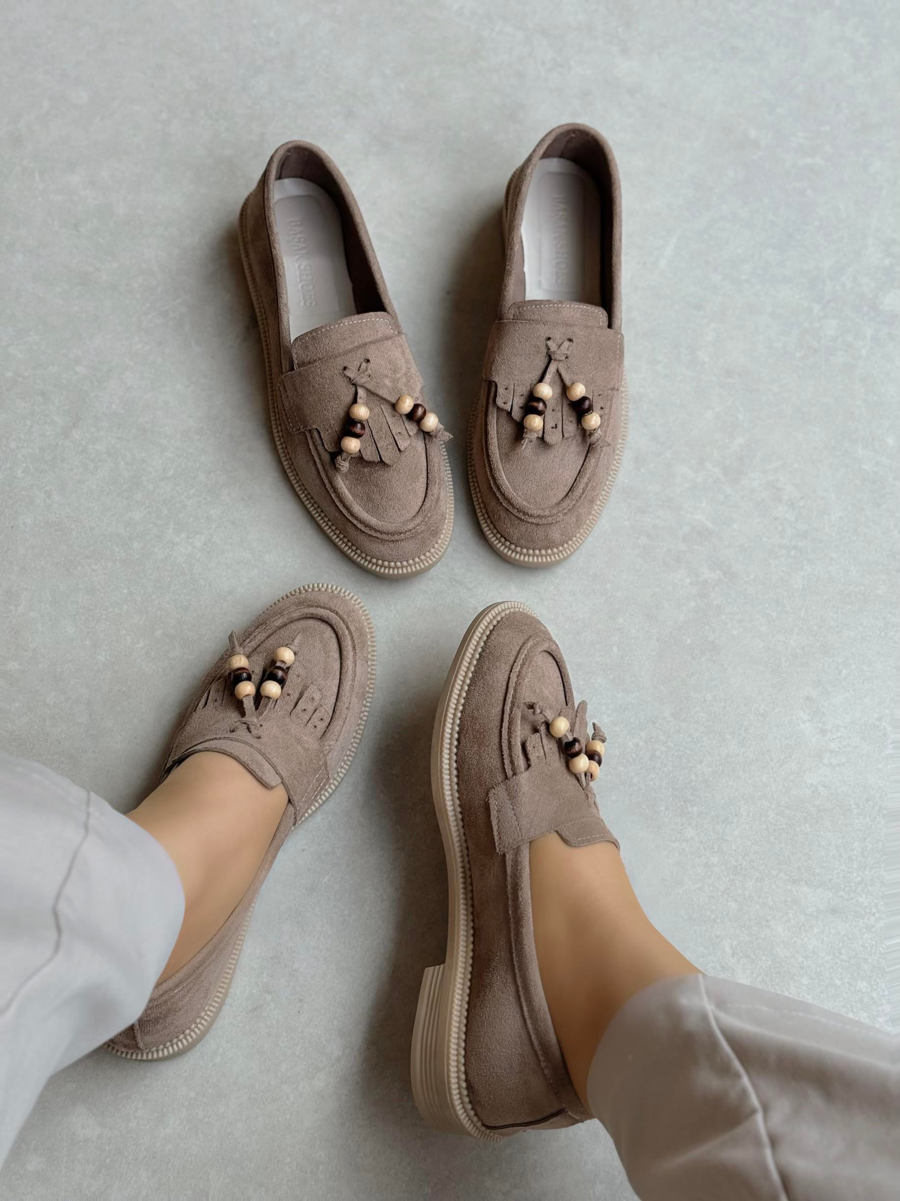 Monarch Püsküllü Vizon Loafer