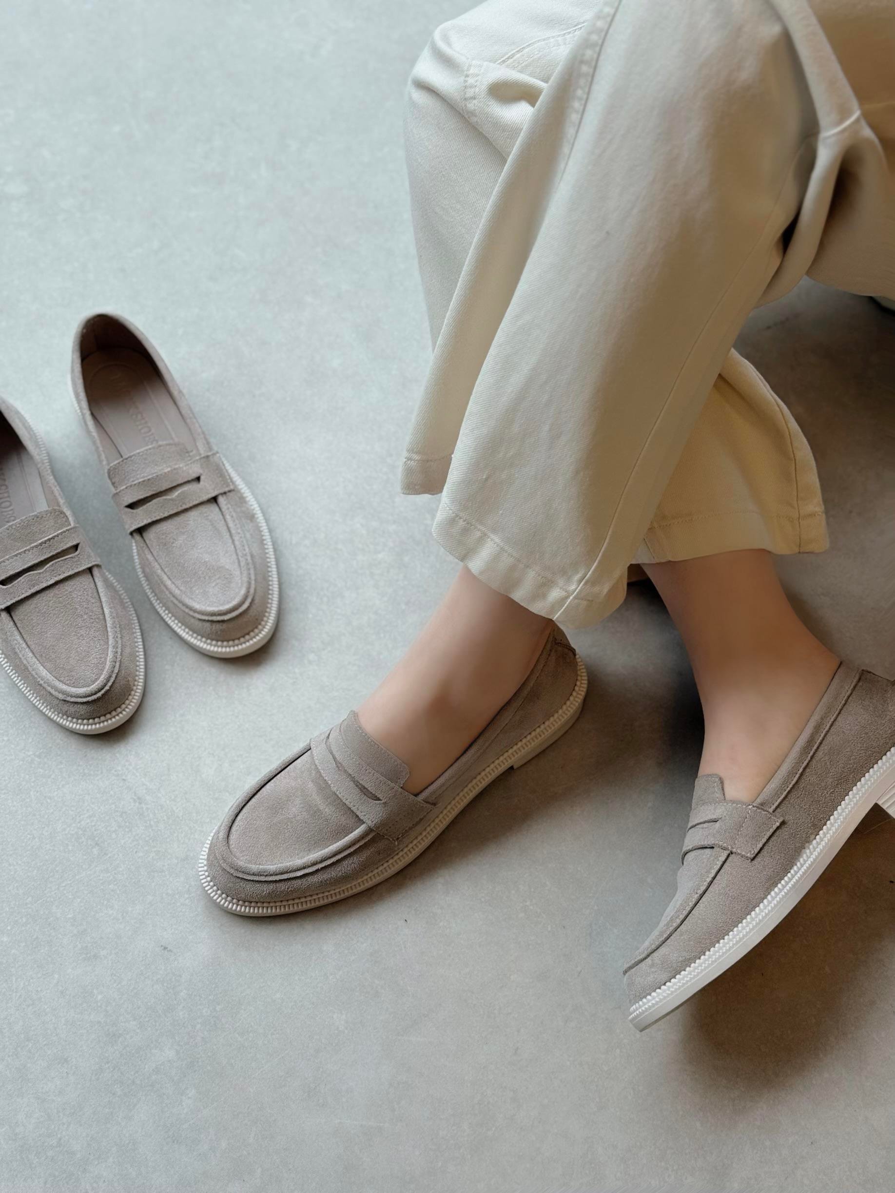 Velora Loafer Kadın Ayakkabı- BEJ SÜET