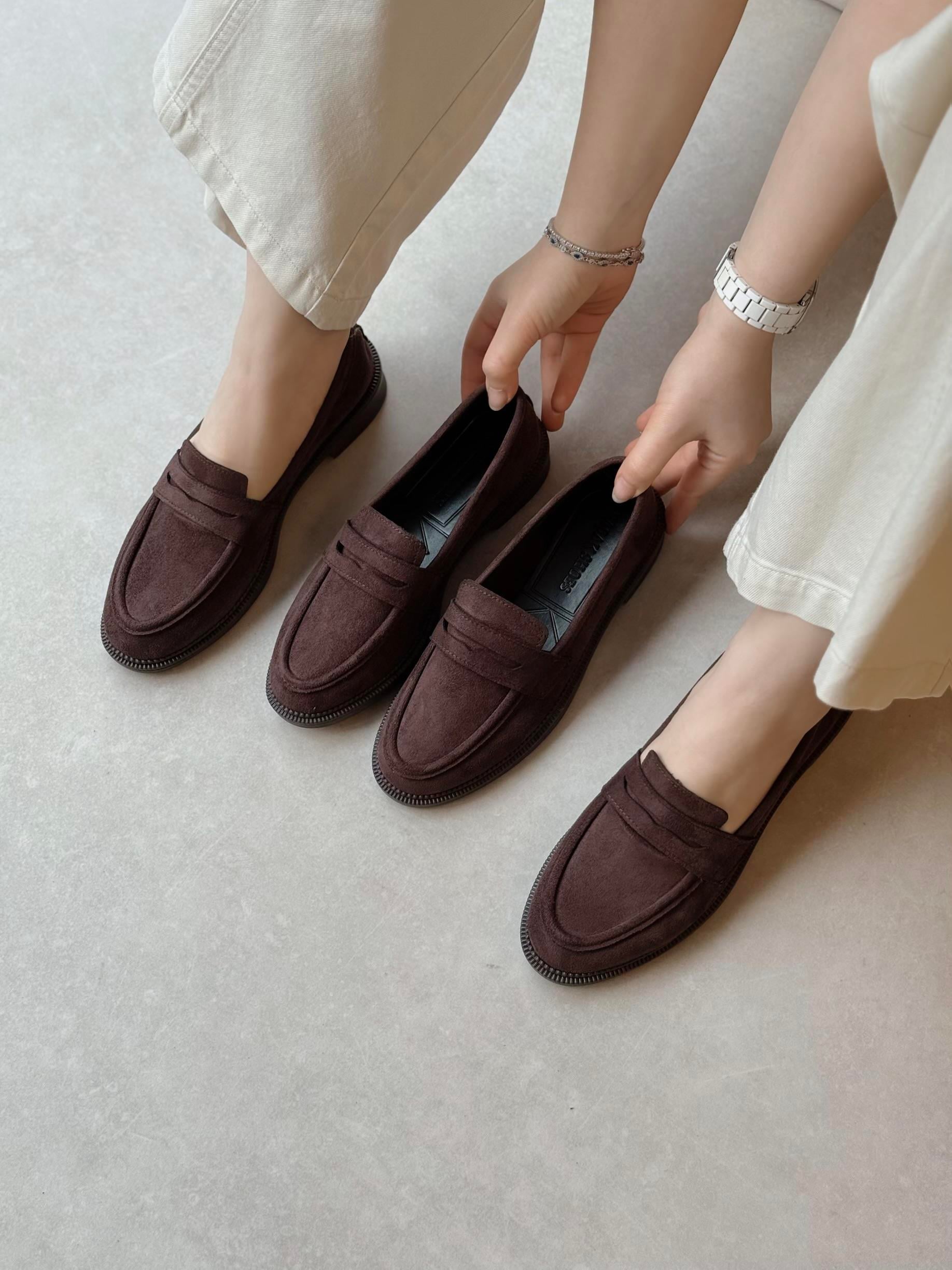 Velora Loafer Kadın Ayakkabı- KAHVE SÜET