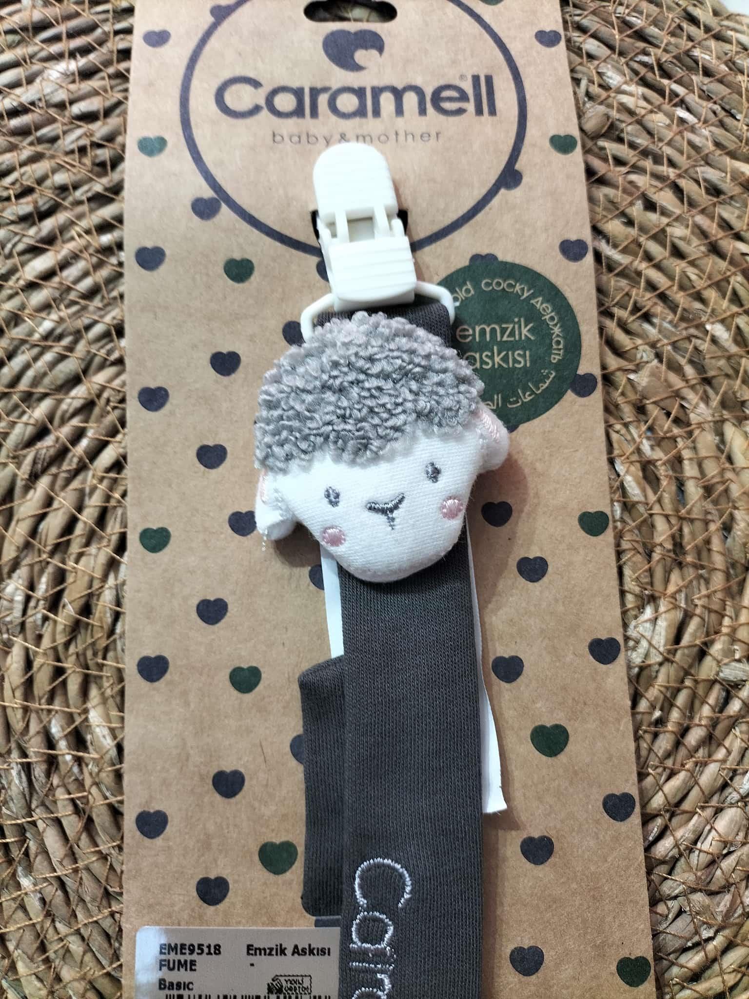  BEBEK SİYAH RENKLİ CARAMEL BEBE KUZUCUK DETAYLI ŞERİTLİ