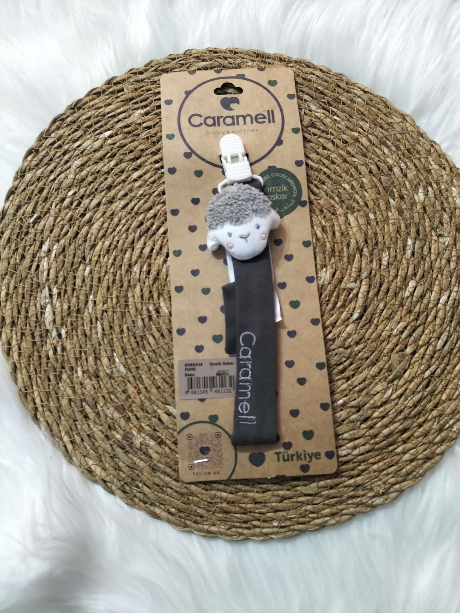  BEBEK SİYAH RENKLİ CARAMEL BEBE KUZUCUK DETAYLI ŞERİTLİ