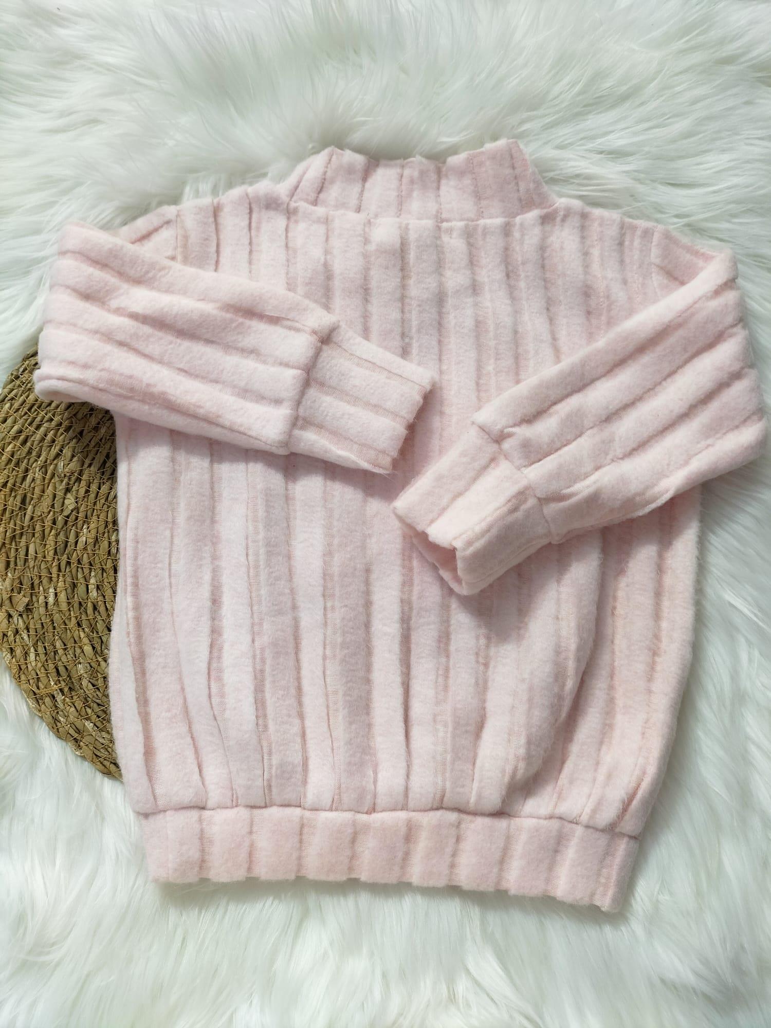  ÇOCUK PEMBE FİTİLLİ AYICIK FİGÜRLÜ YARIM BALIKÇIL