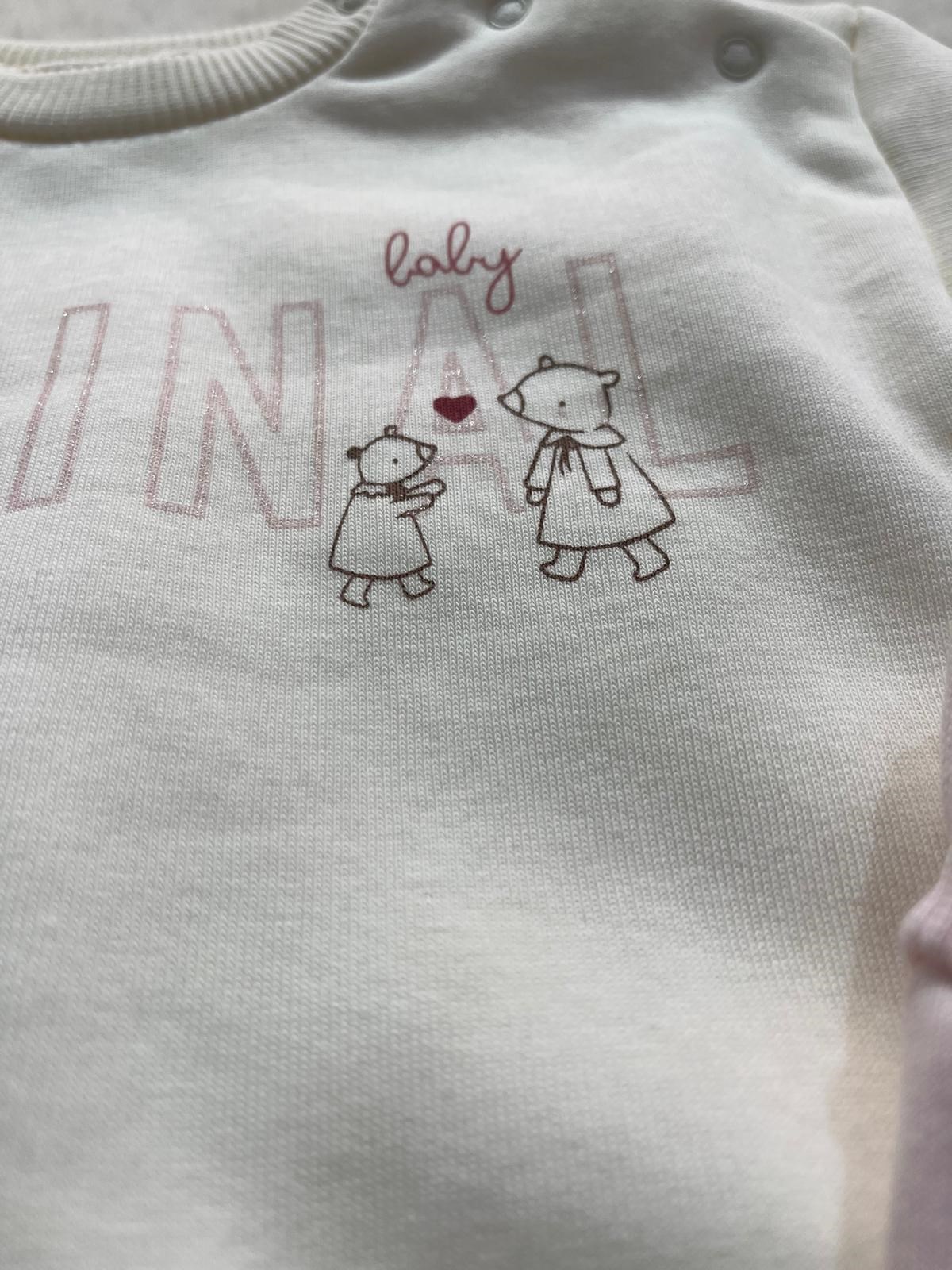  İÇ KISMI ŞARDONLU KIZ BEBEK İKİLİ TAKIM 2586