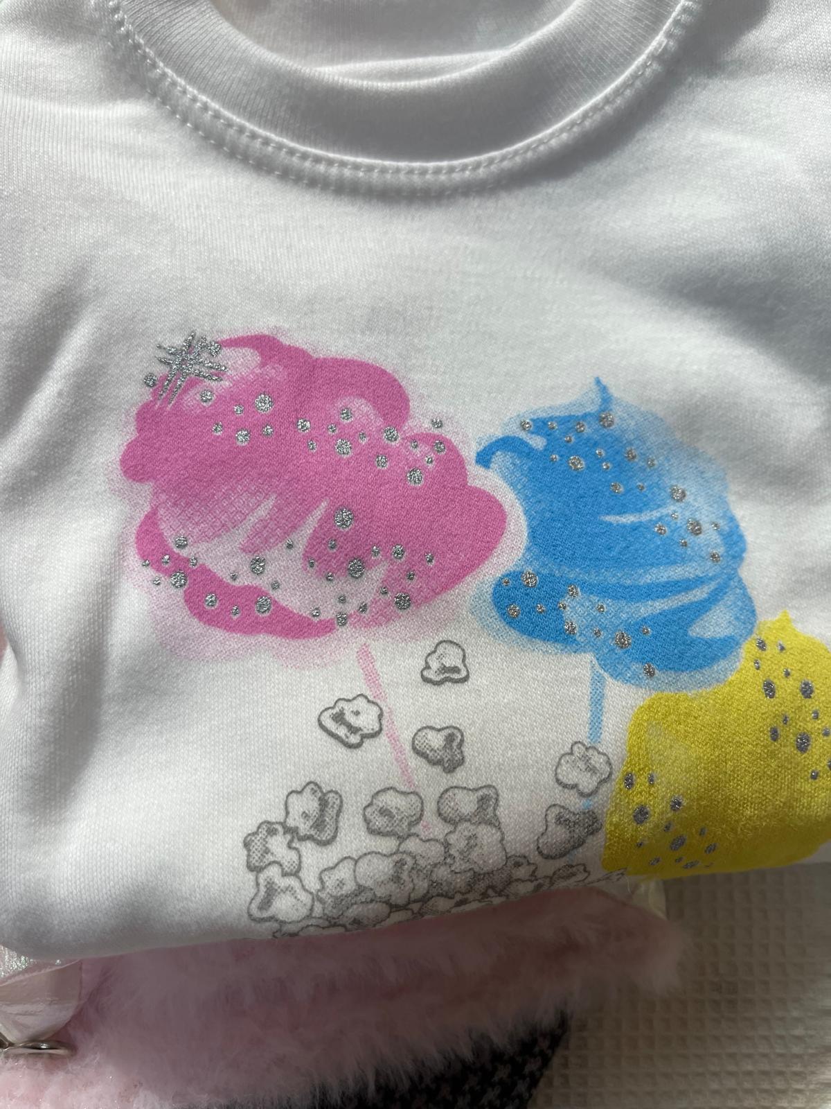 PARLAK CEKETLİ İÇ KISMI PELUŞ KIZ BEBEK ÜÇLÜ TAKIM