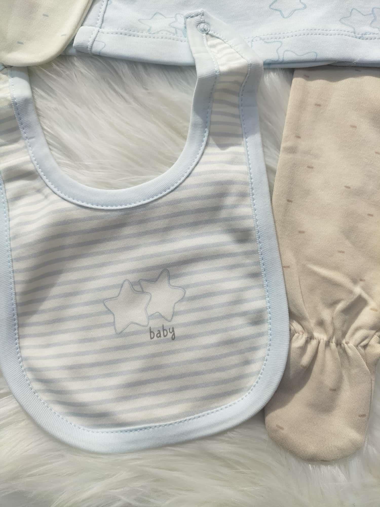 CARAMEL YILDIZ DESENLİ BEŞLİ HASTANE ÇIKIŞI