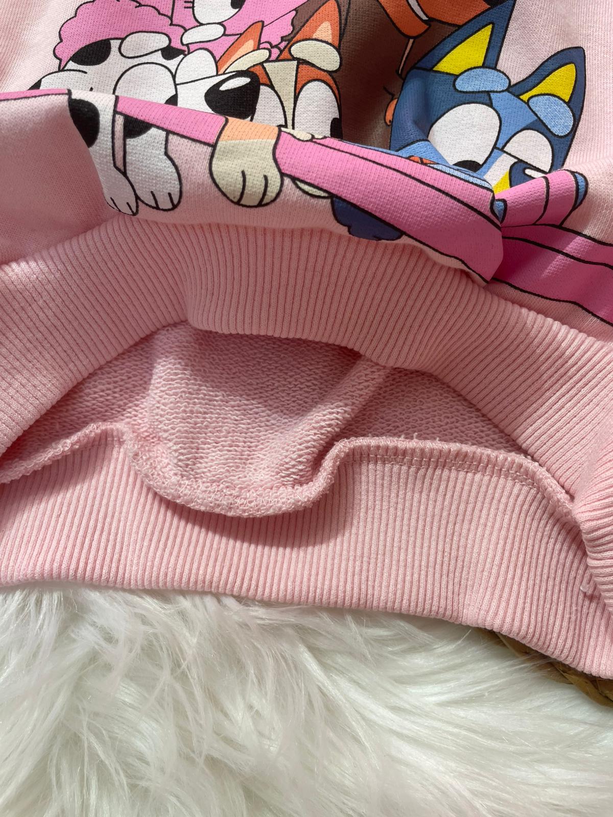 ÇOCUK PEMBE BASKILI TAKIM