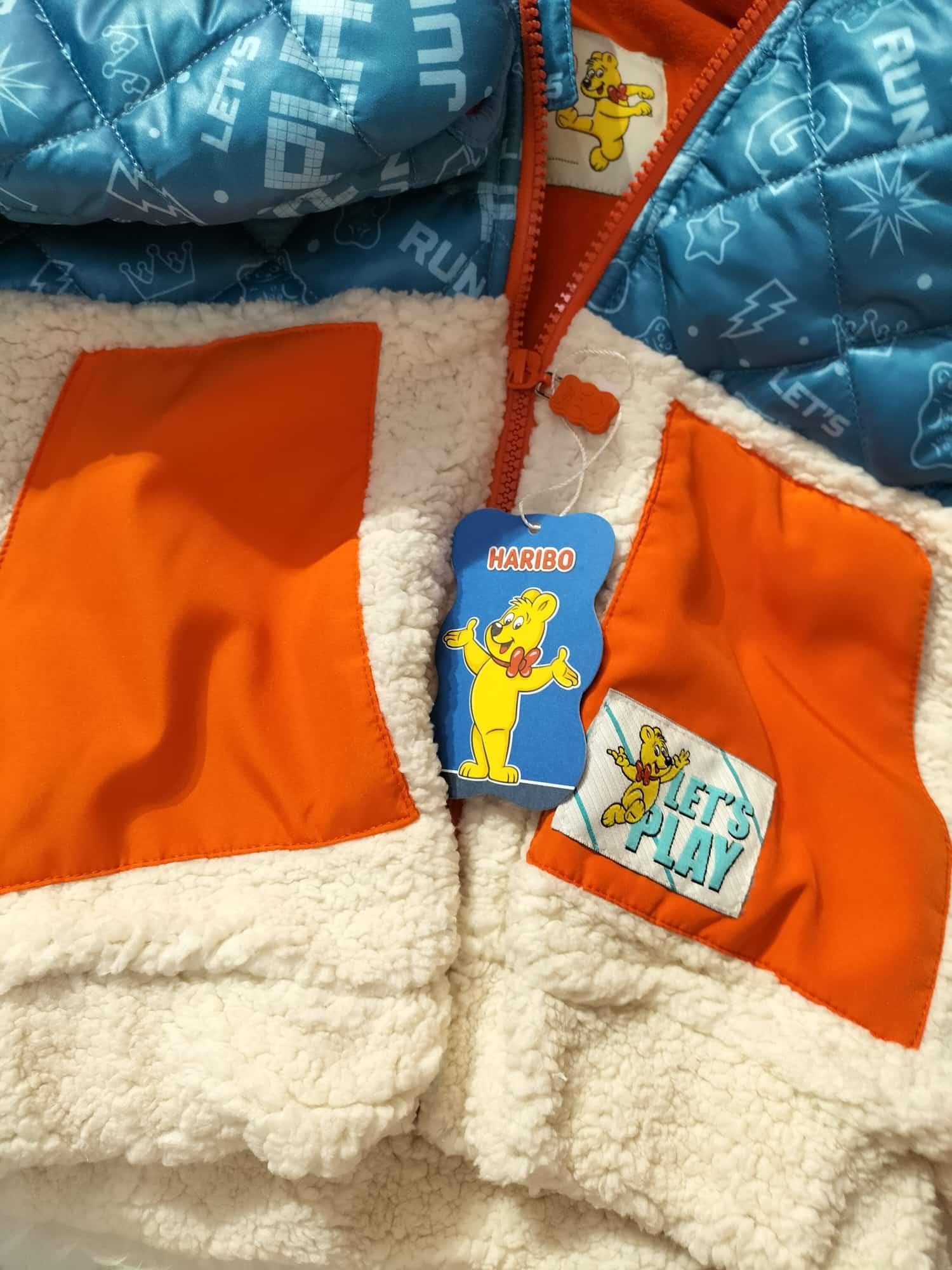 HARİBO MARKA LİSANSLI MAVİ BEJ PELUŞ MONT