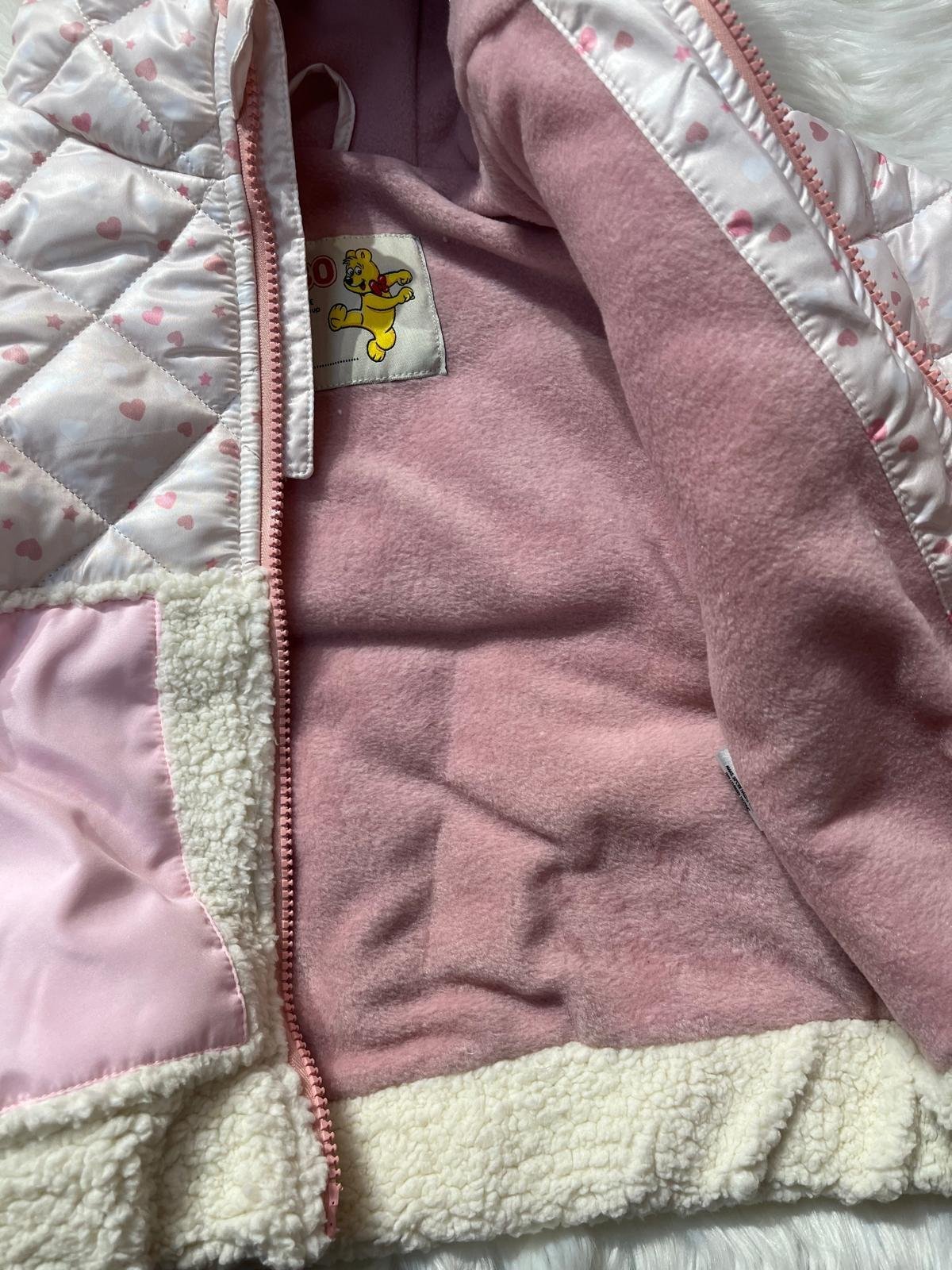 HARİBO MARKA LİSANSLI PEMBE BEJ PELUŞ MONT