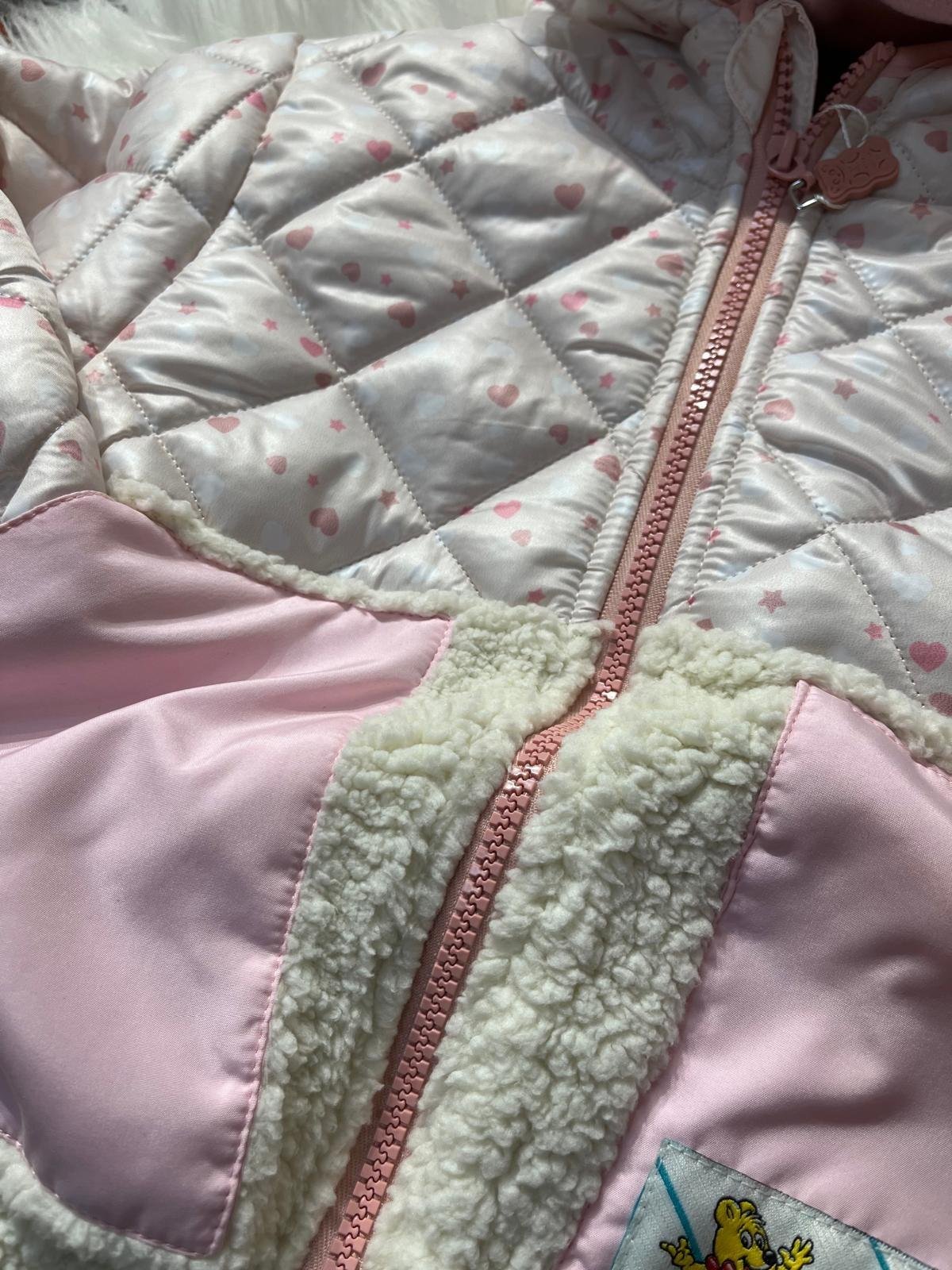 HARİBO MARKA LİSANSLI PEMBE BEJ PELUŞ MONT