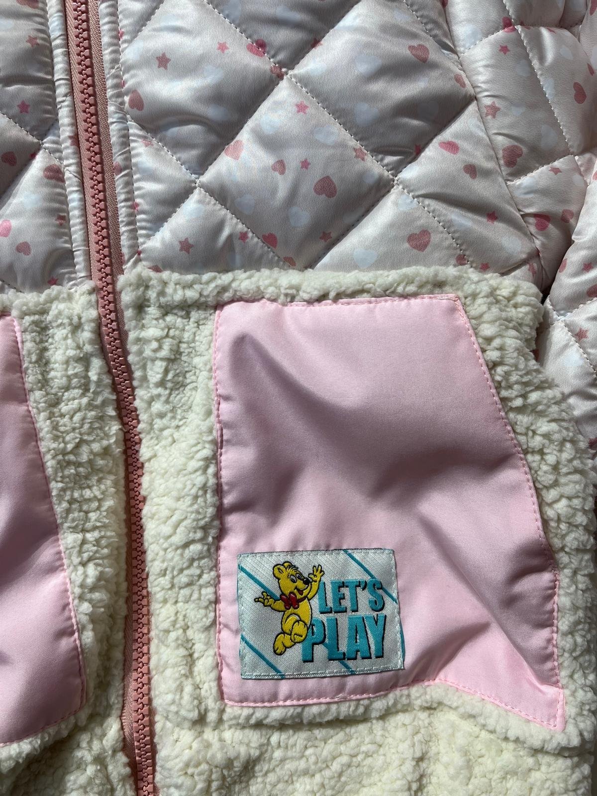 HARİBO MARKA LİSANSLI PEMBE BEJ PELUŞ MONT
