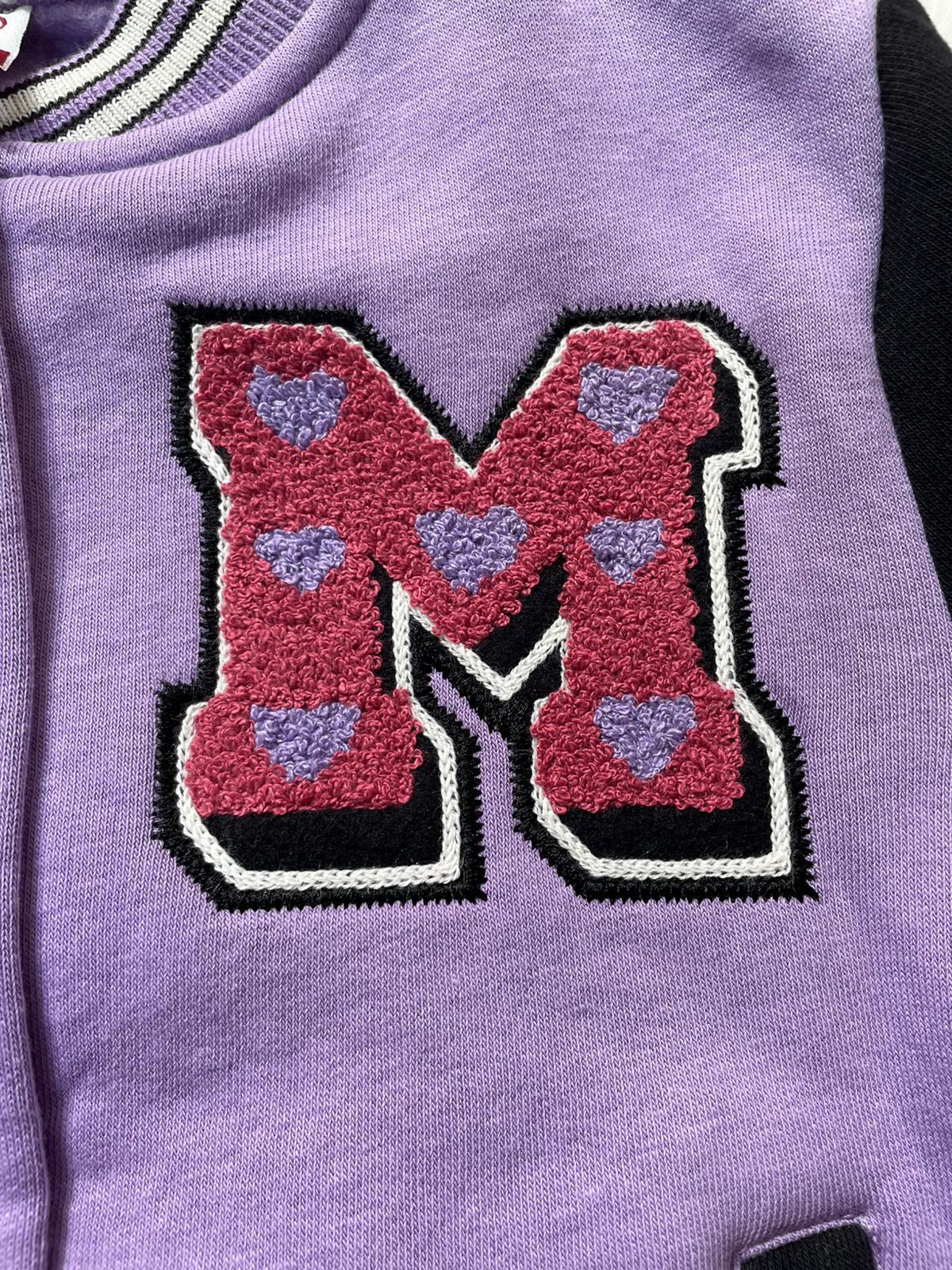 MOR CITCITLI ŞARDONLU KOLEJ CEKET