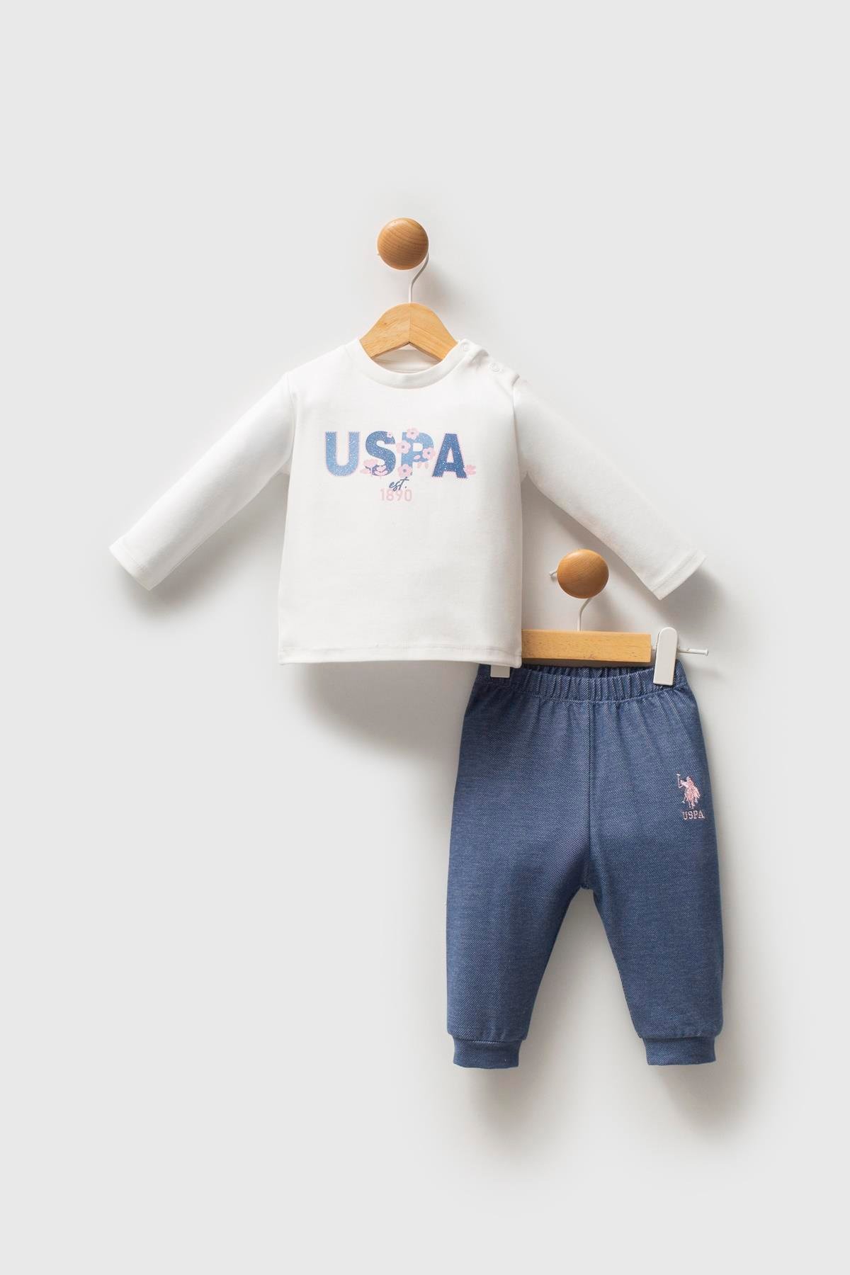 U.S. POLO KIZ BEBEK ÜÇLÜ TAKIM -286