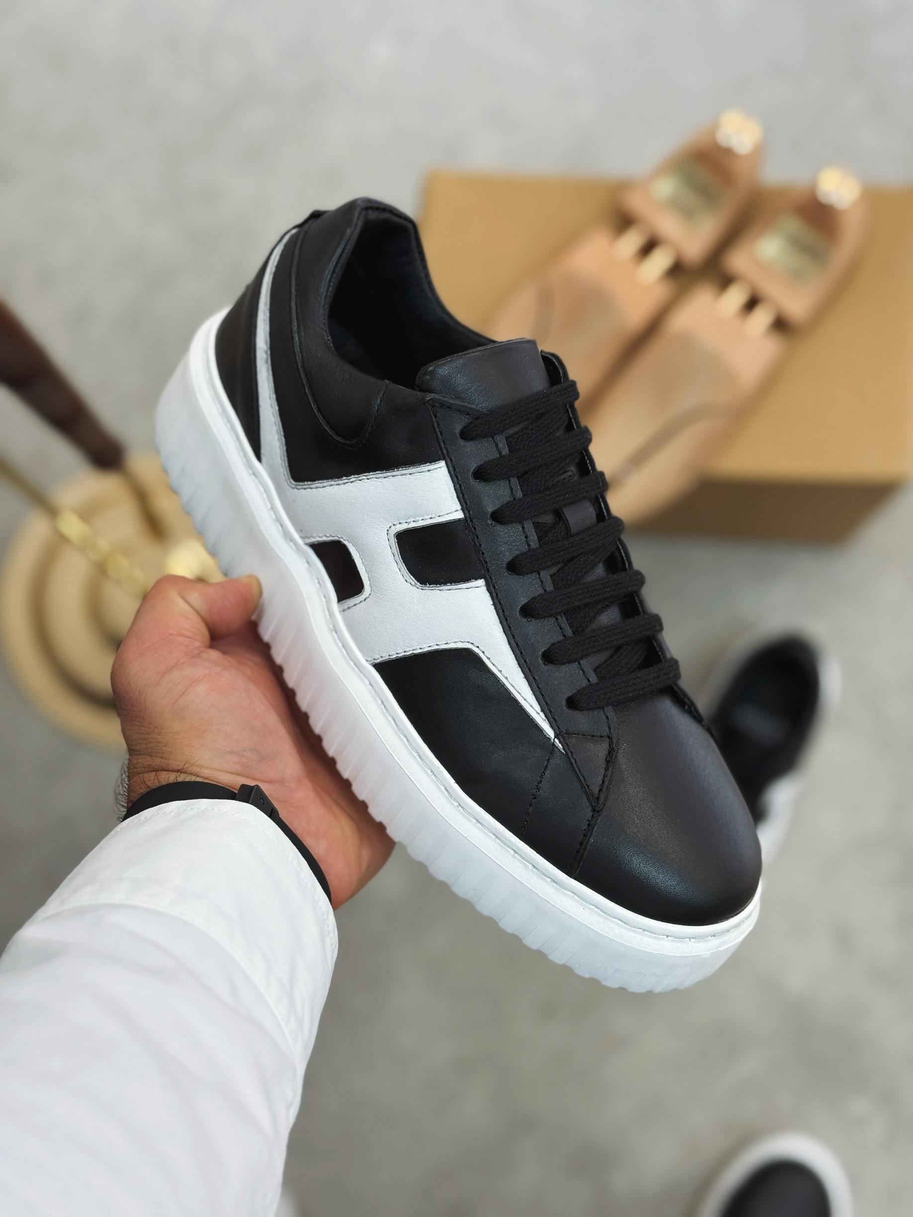 AGAH MODEL Huqqa SİYAH SNEAKERS