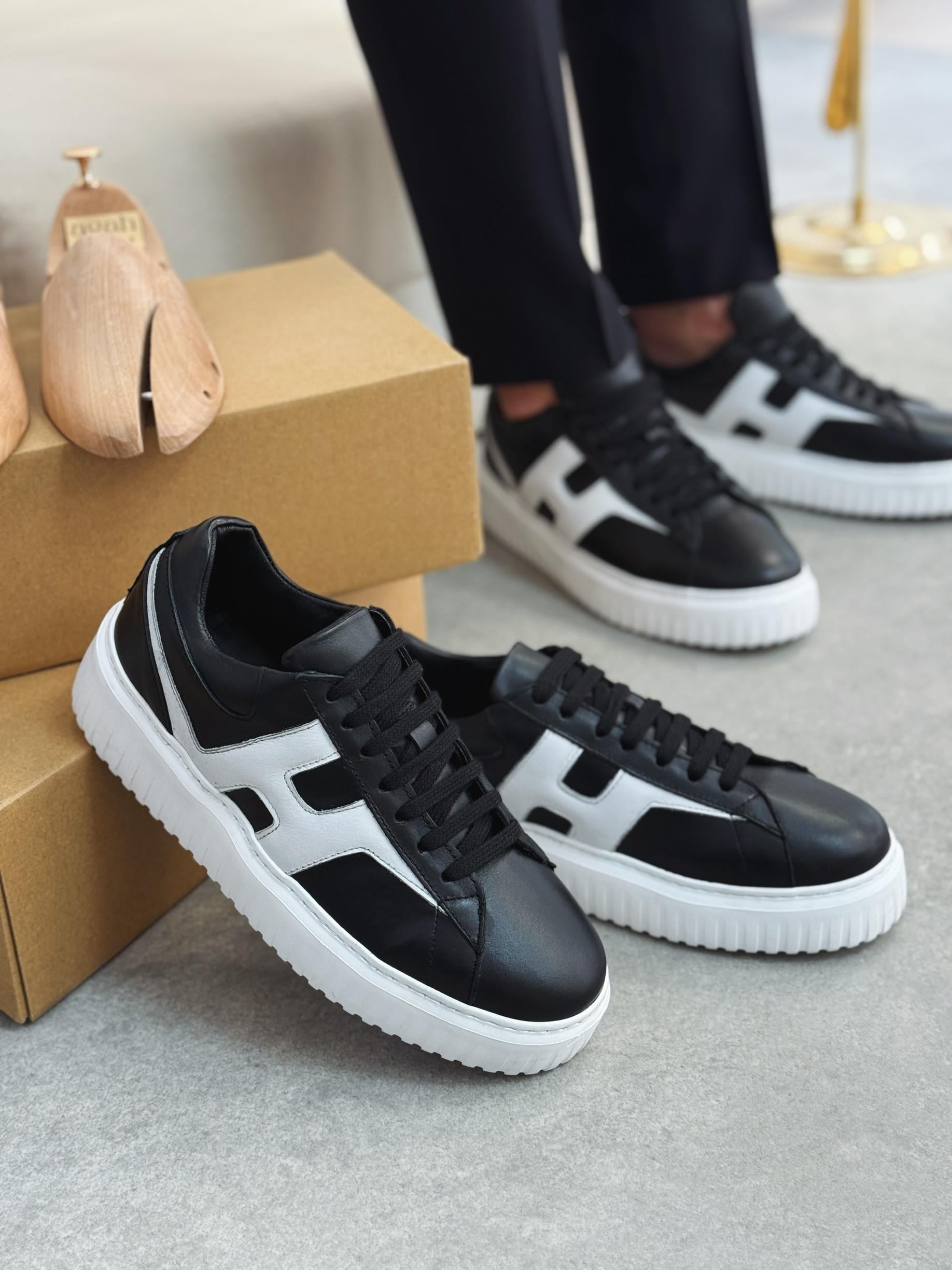 AGAH MODEL Huqqa SİYAH SNEAKERS