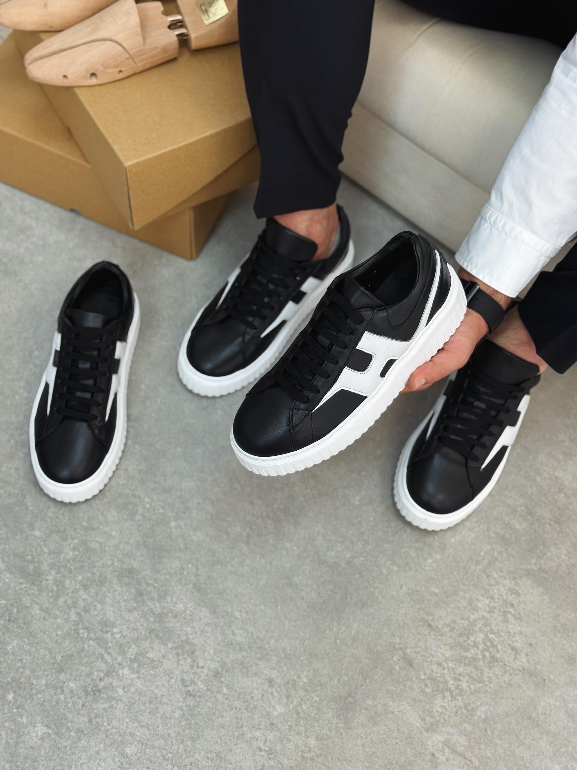 AGAH MODEL Huqqa SİYAH SNEAKERS