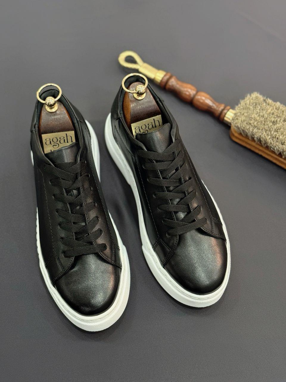 AGAH MODEL SİYAH SNEAKER