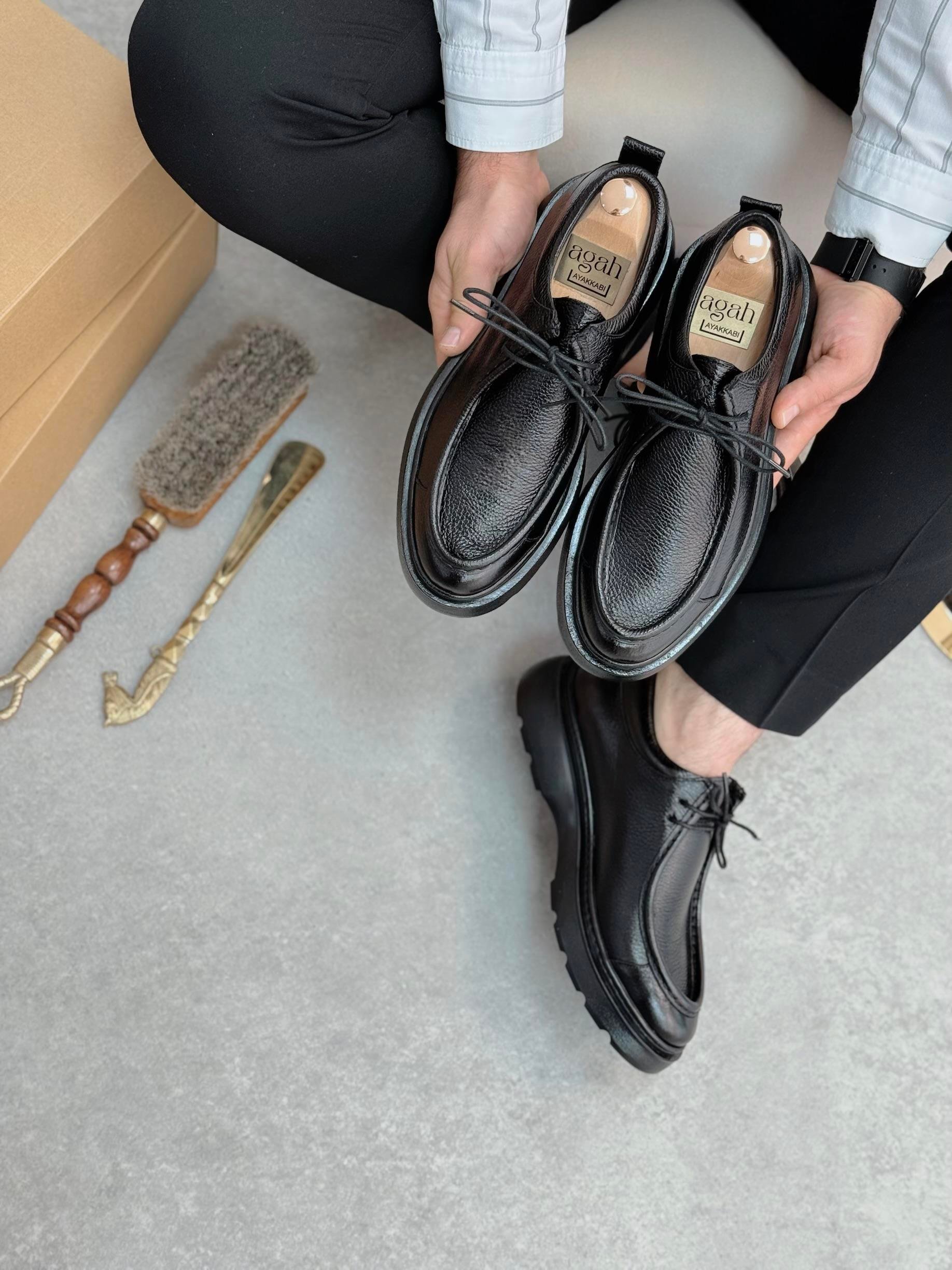 ALVİSO SİYAH CASUAL AYAKKABI