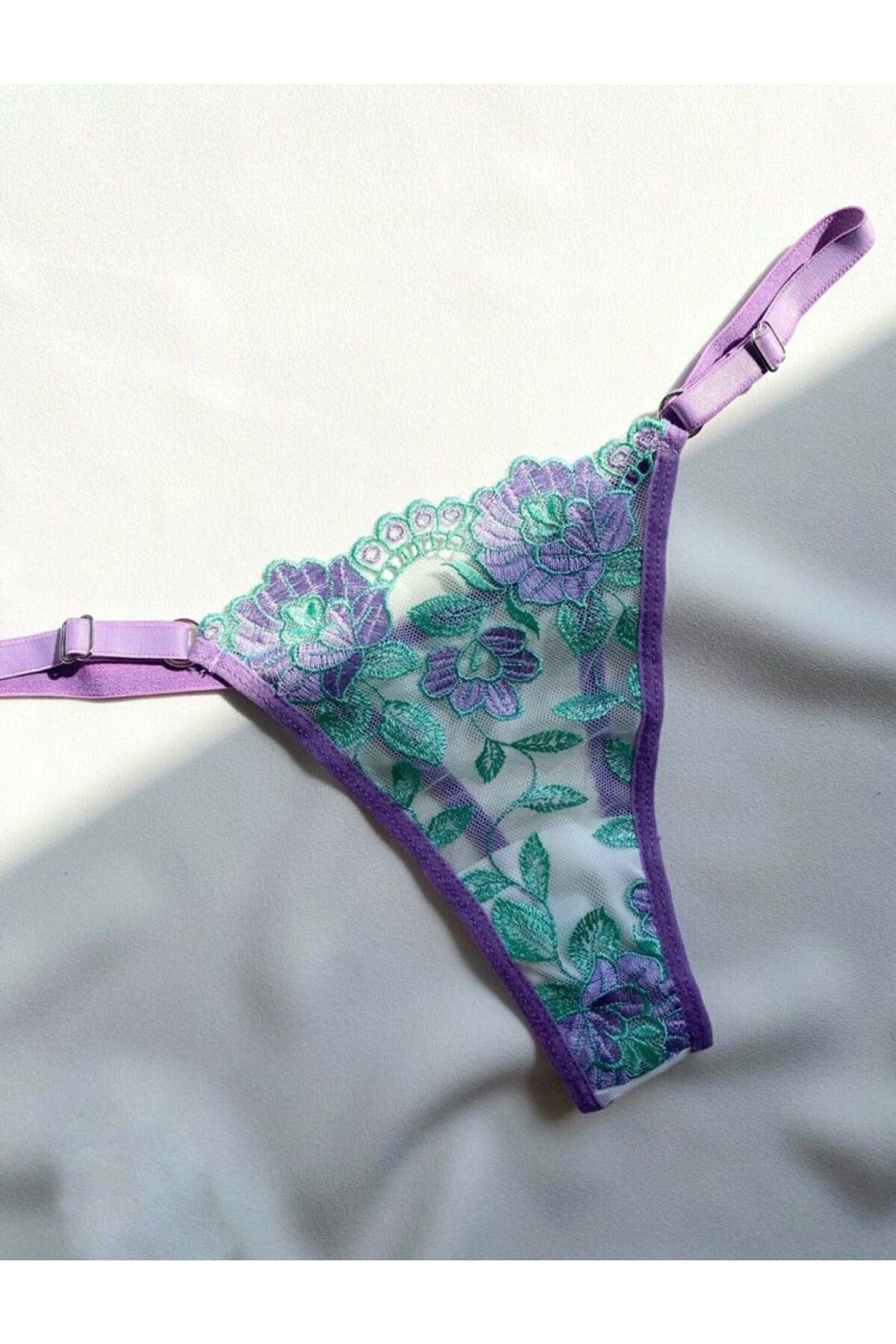 Olivia Mor Yeşil Kadın Bralet Takım