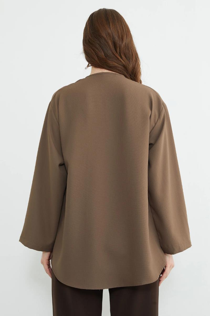 Önü Bağlamalı Salaş KimonoKADIN KİMONO & KAFTAN