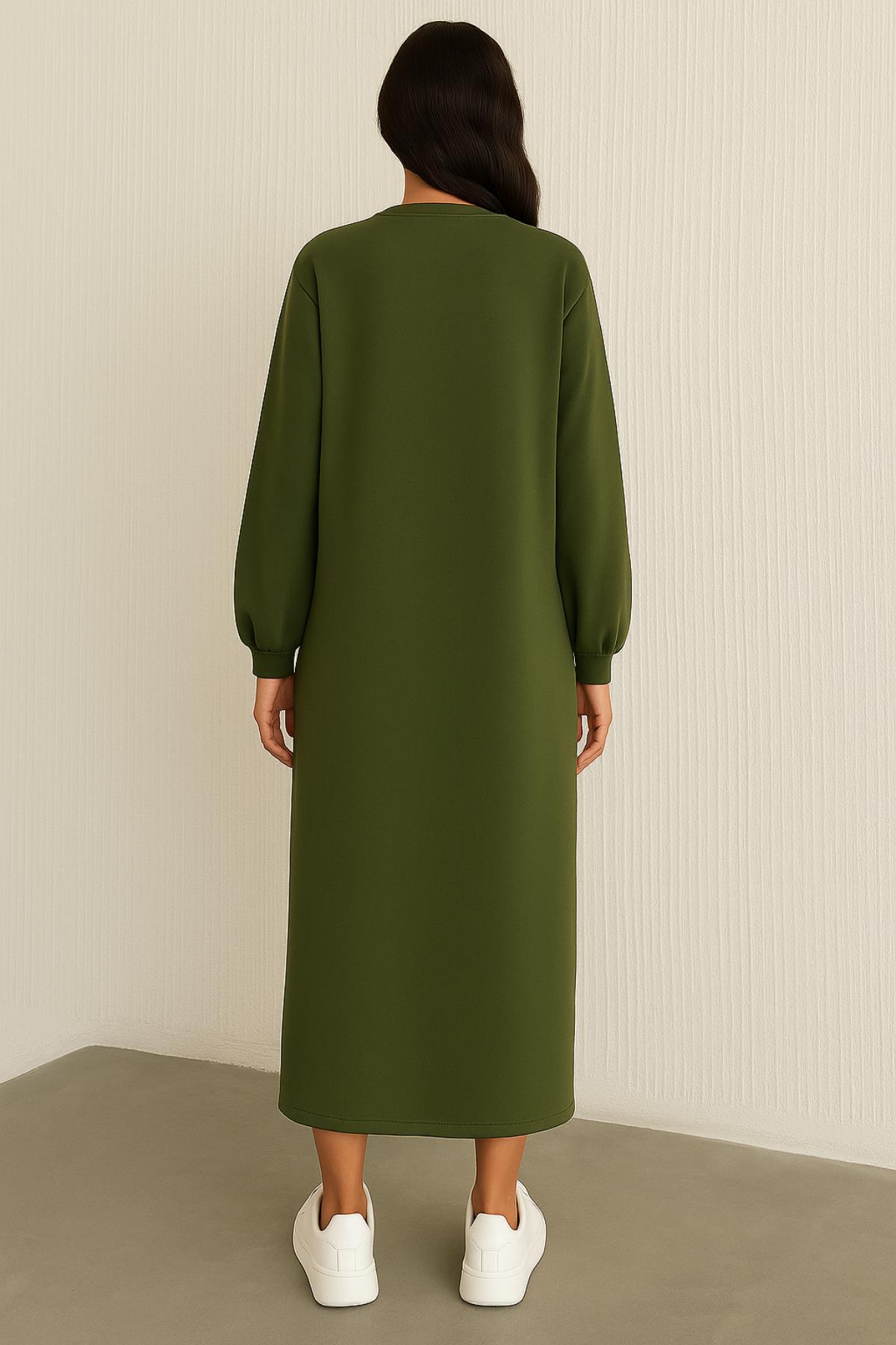 Örme Kumaş Basic ElbiseKADIN ELBİSE