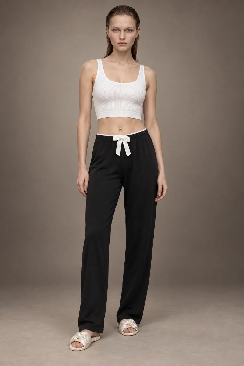 Soft Düz Model Milan Pijama AltıKADIN PİJAMA ALTI