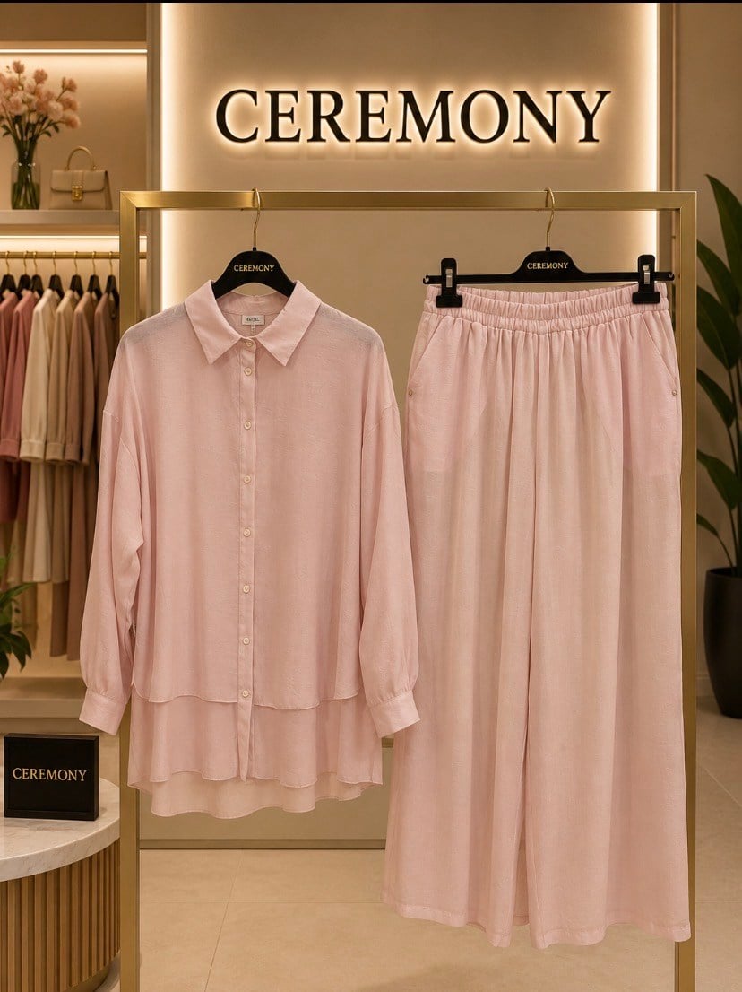 Ceremony Arkası Yırtmaçlı Takım