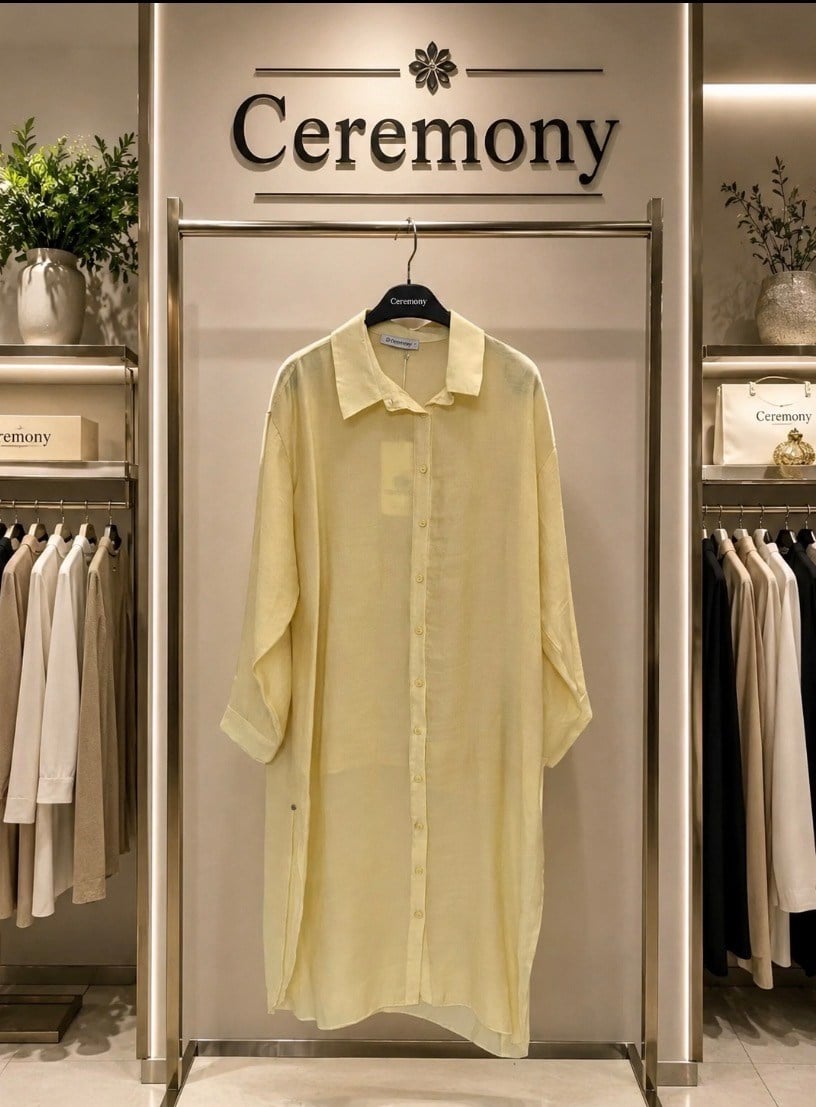 Ceremony Düğmeli Uzun Tunik