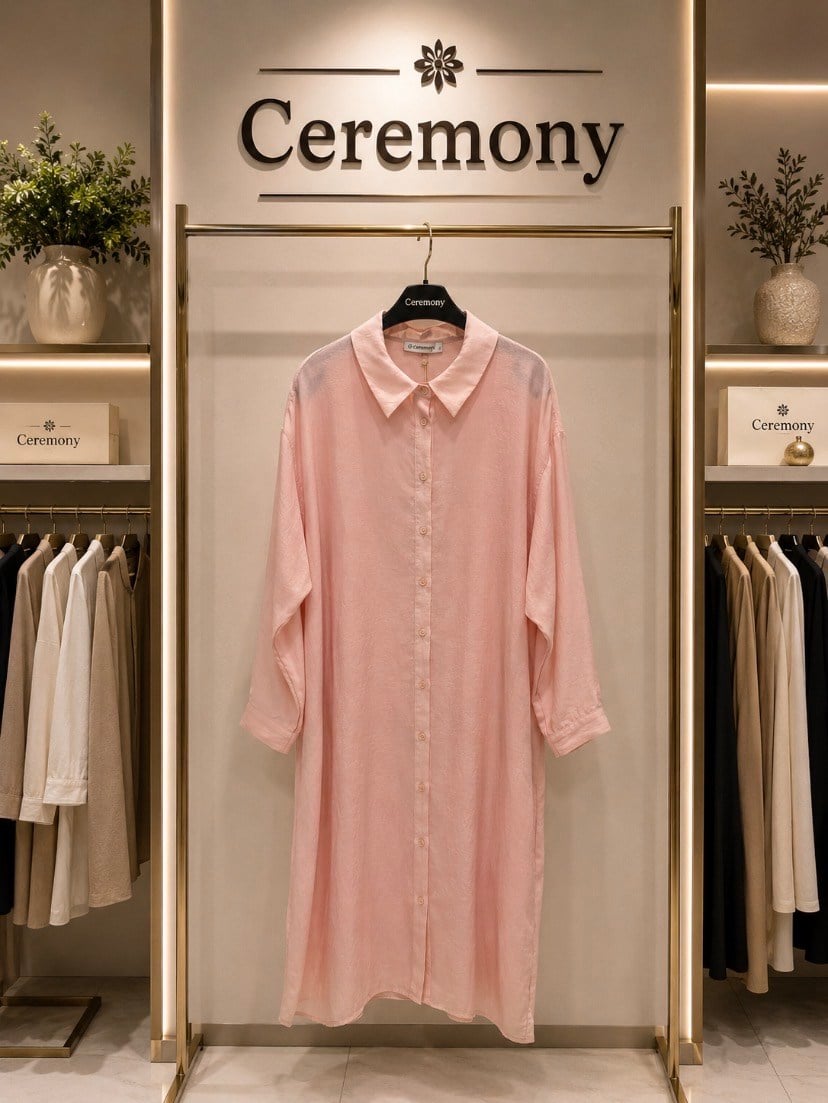 Ceremony Düğmeli Uzun Tunik