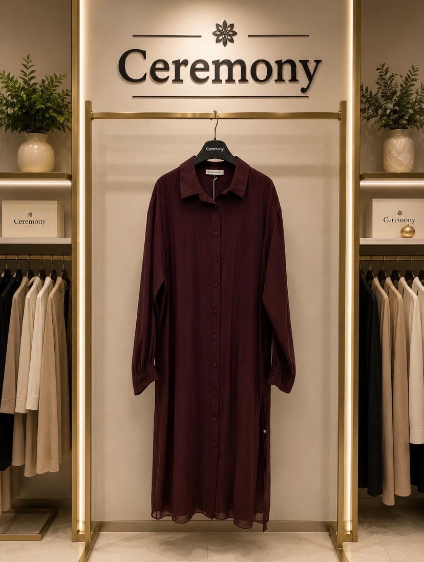 Ceremony Düğmeli Uzun Tunik