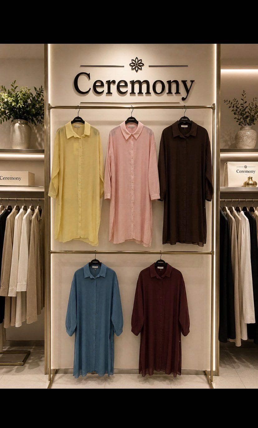 Ceremony Düğmeli Uzun Tunik