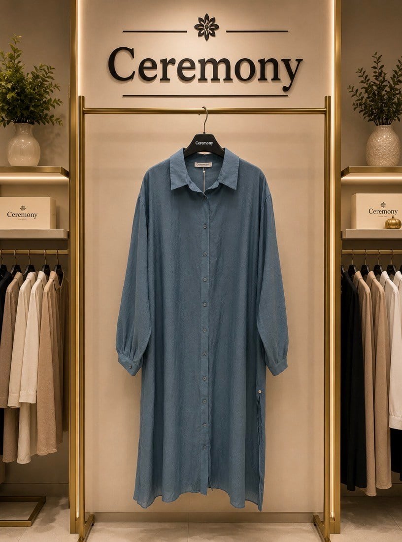 Ceremony Düğmeli Uzun Tunik