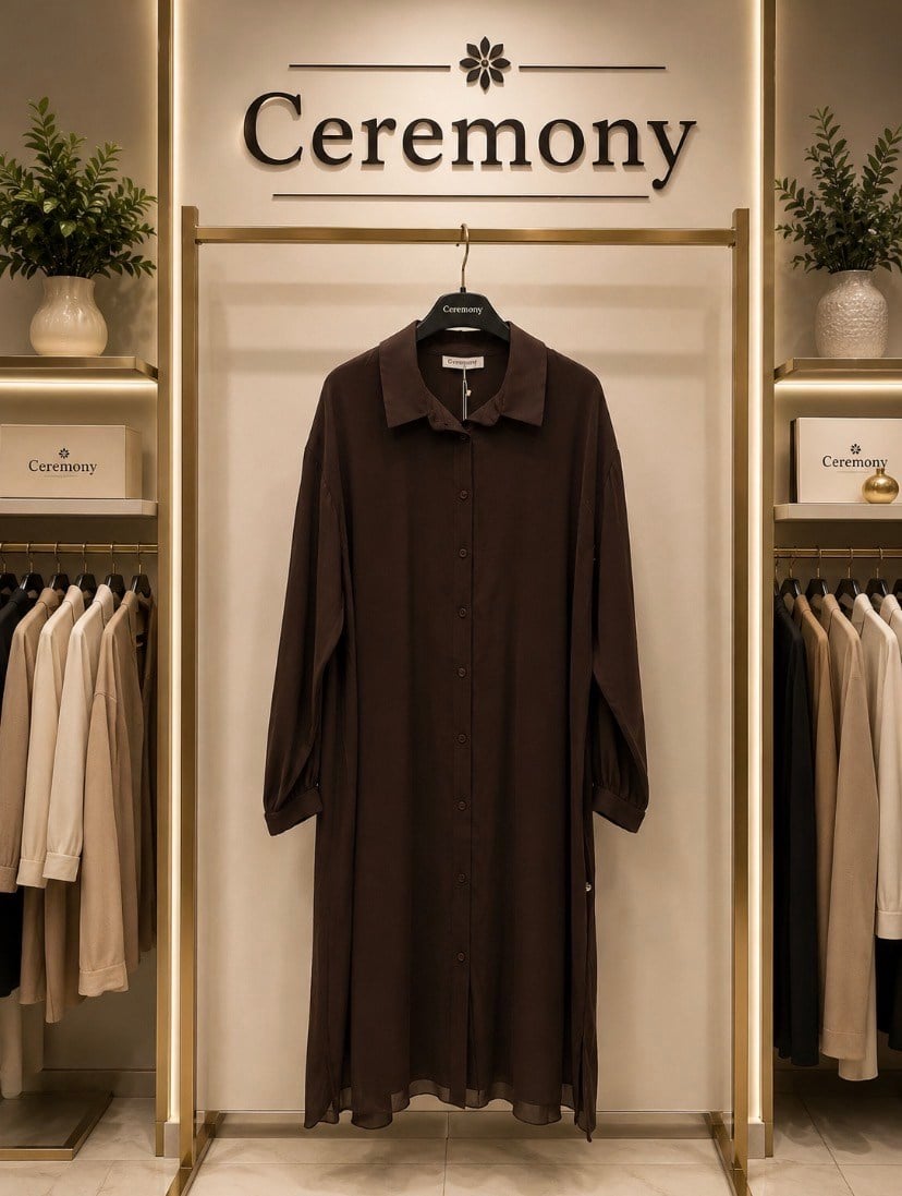 Ceremony Düğmeli Uzun Tunik