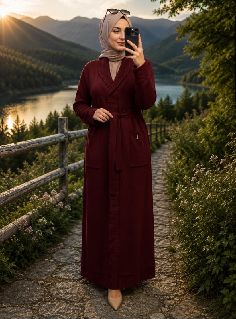Missdalida Çelik Örme Hırka