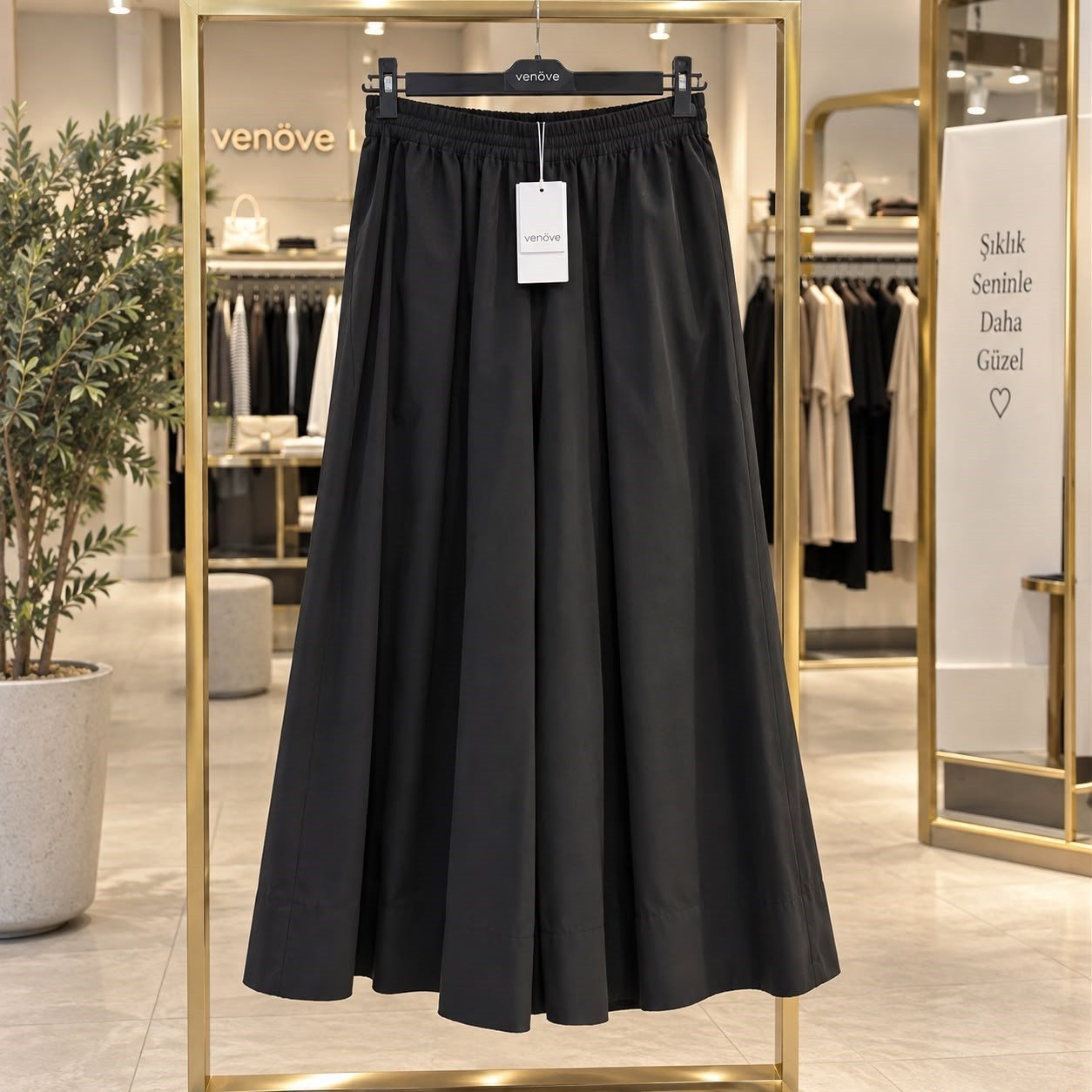 Venöve Soles Pantolon Siyah