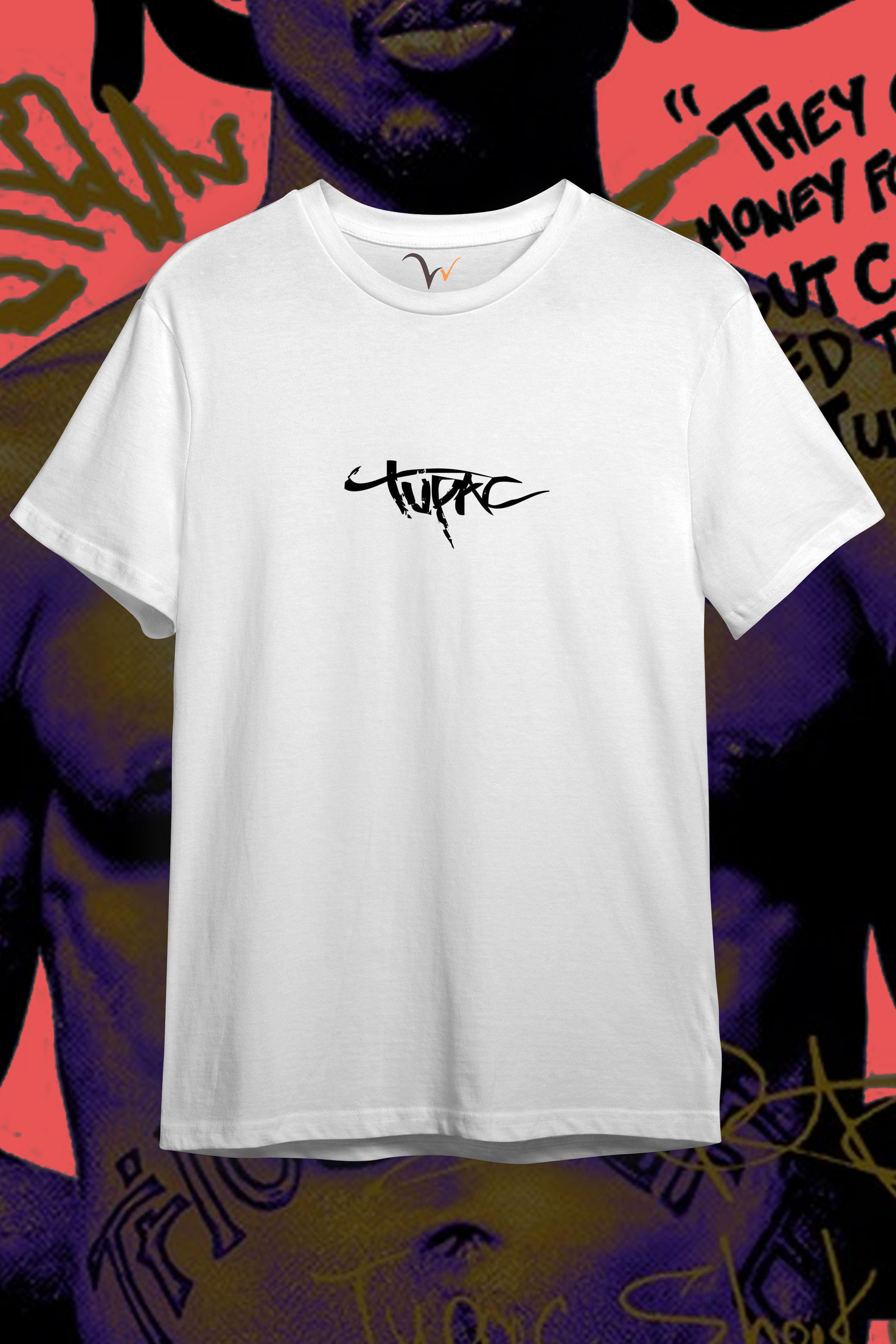Tupac Hip Hop Baskılı Regular Fit T-Shirt