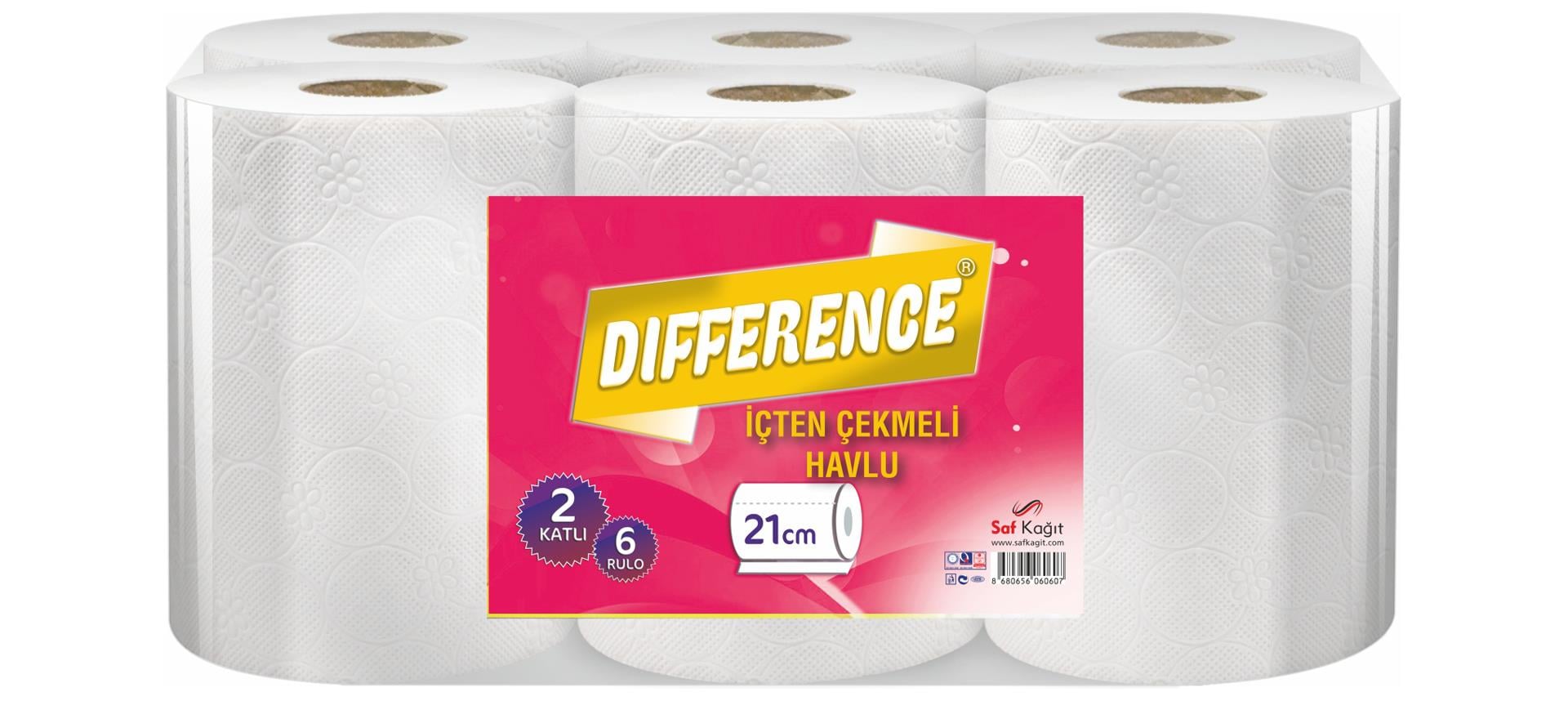 Difference İçten Çekme Havlu  2,5 KG 21 CM