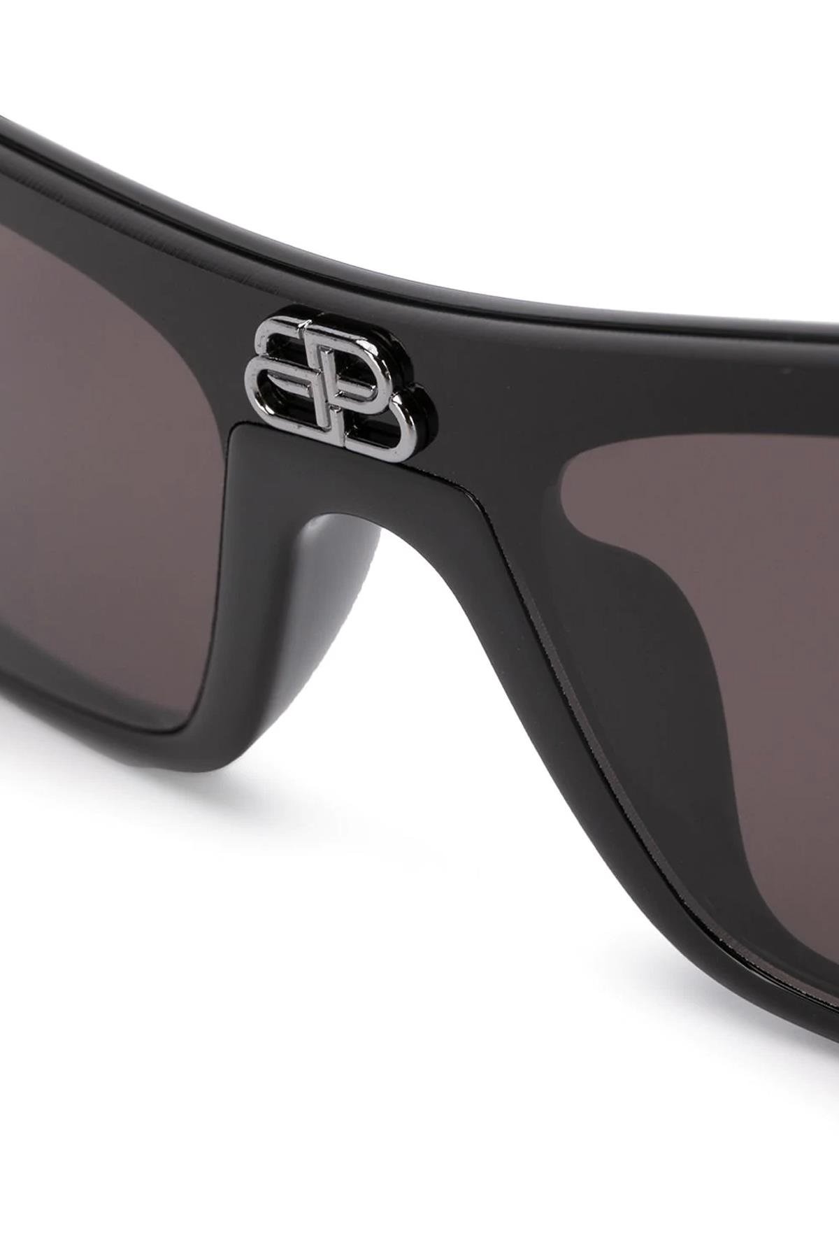 BALENCIAGA BB0080S 001 Shield rectangular