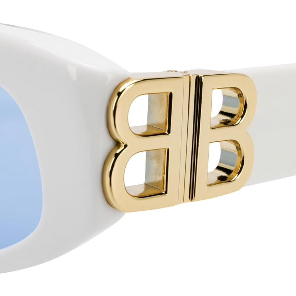 Balenciaga BB0095S 004 53 - Gold/White Güneş Gözlüğü