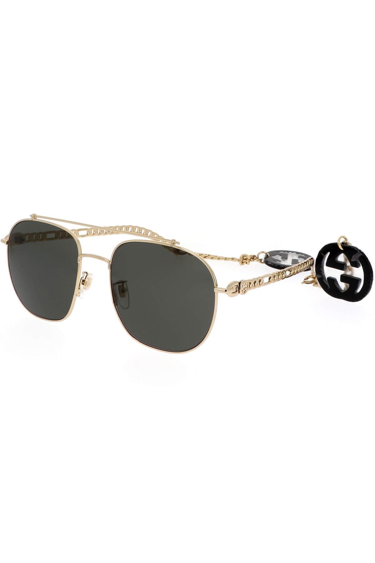 Gucci Gg0727S 001 Gold Güneş Gözlüğü