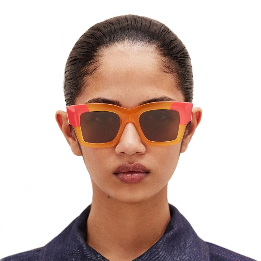 JACQUEMUS LES LUNETTES BACI SUN MULTI ORANGE