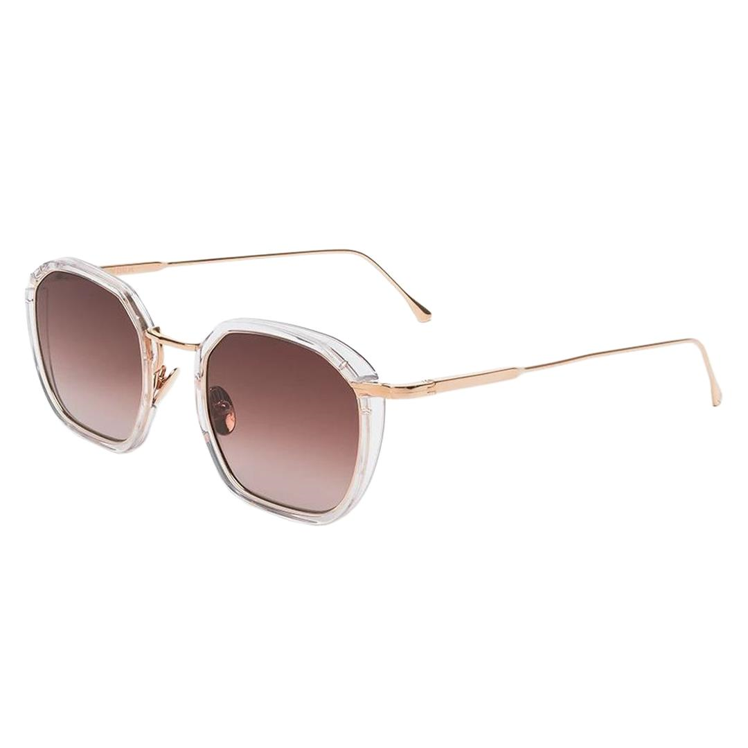 JOHN DALIA IGGY SUN C186 Crystal Clear Rose Gold - BrownGr