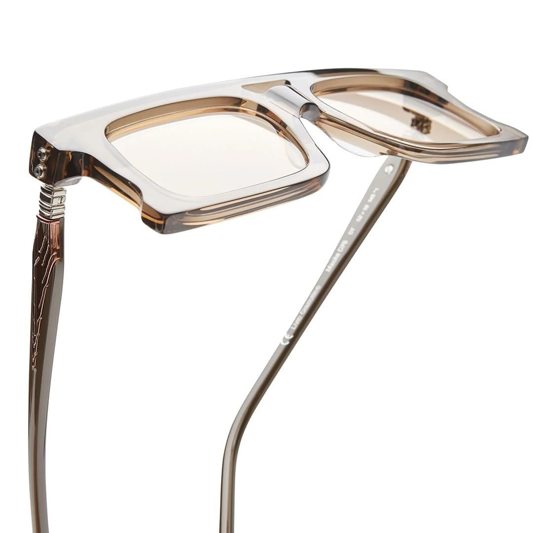 KUBORAUM sunglasses& case D76 52-18 DT brown