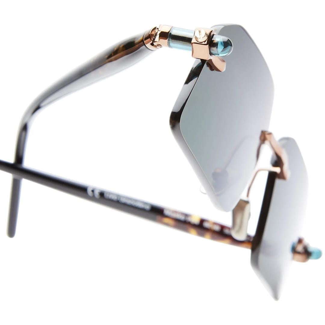 KUBORAUM sunglasses& case P64 56-17 BZ HB F.green