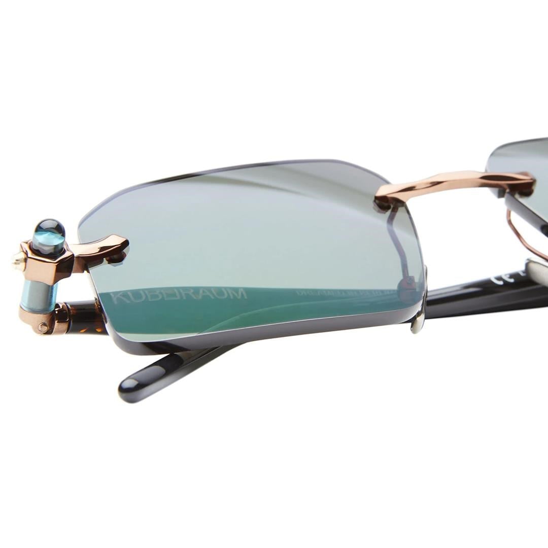 KUBORAUM sunglasses& case P64 56-17 BZ HB F.green