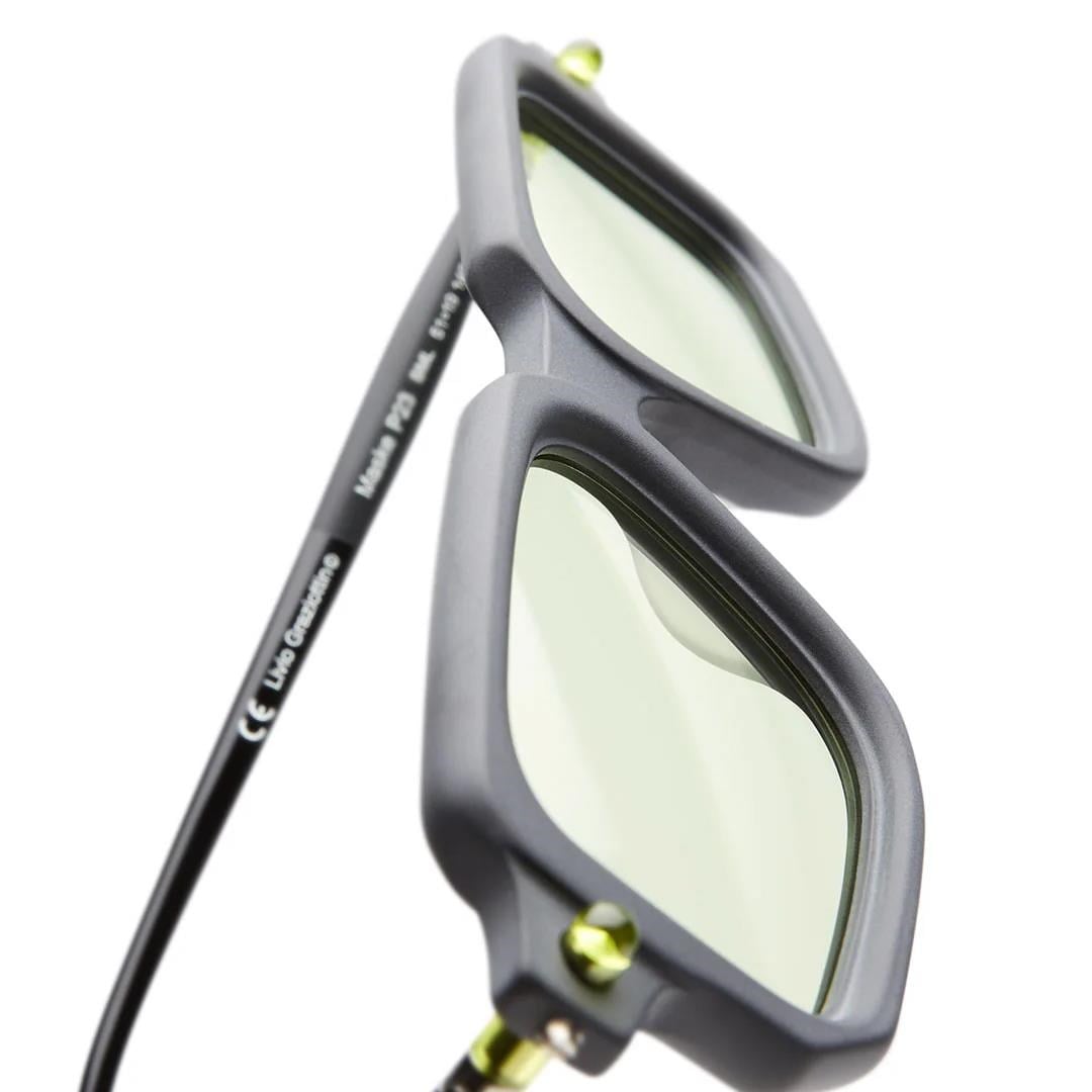 KUBORAUM sunglasses&case P23 51-19 BML acidgreen