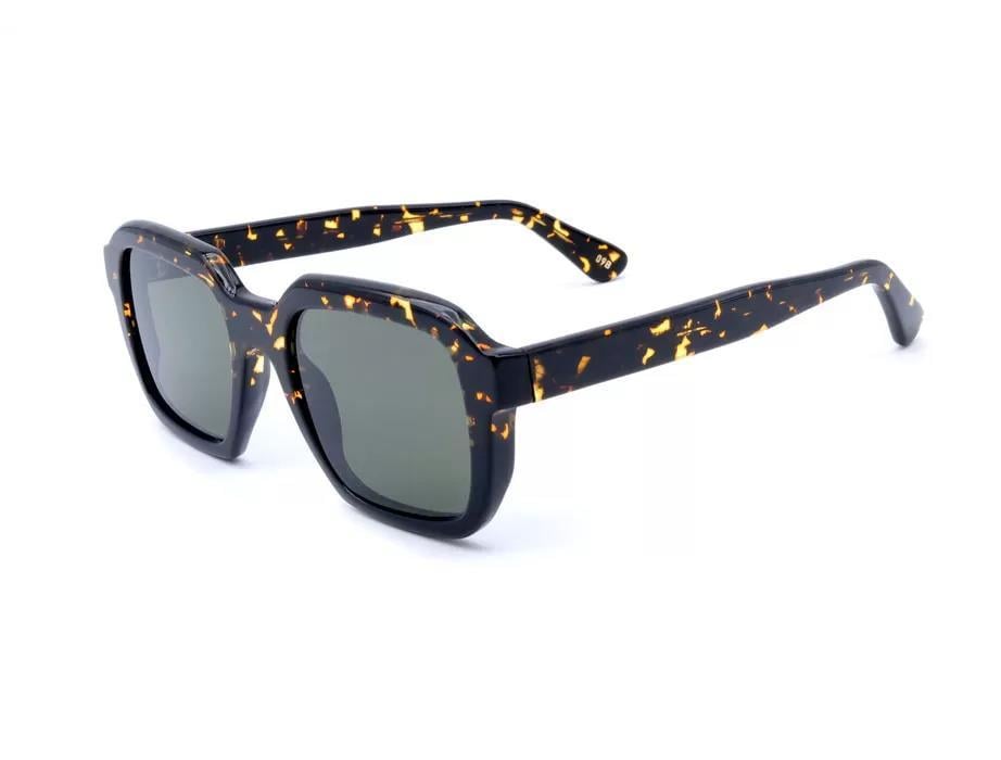 L.G.R Raffaello Black Havana Scuro 09B // Dark Green G15 Unisex Güneş Gözlüğü