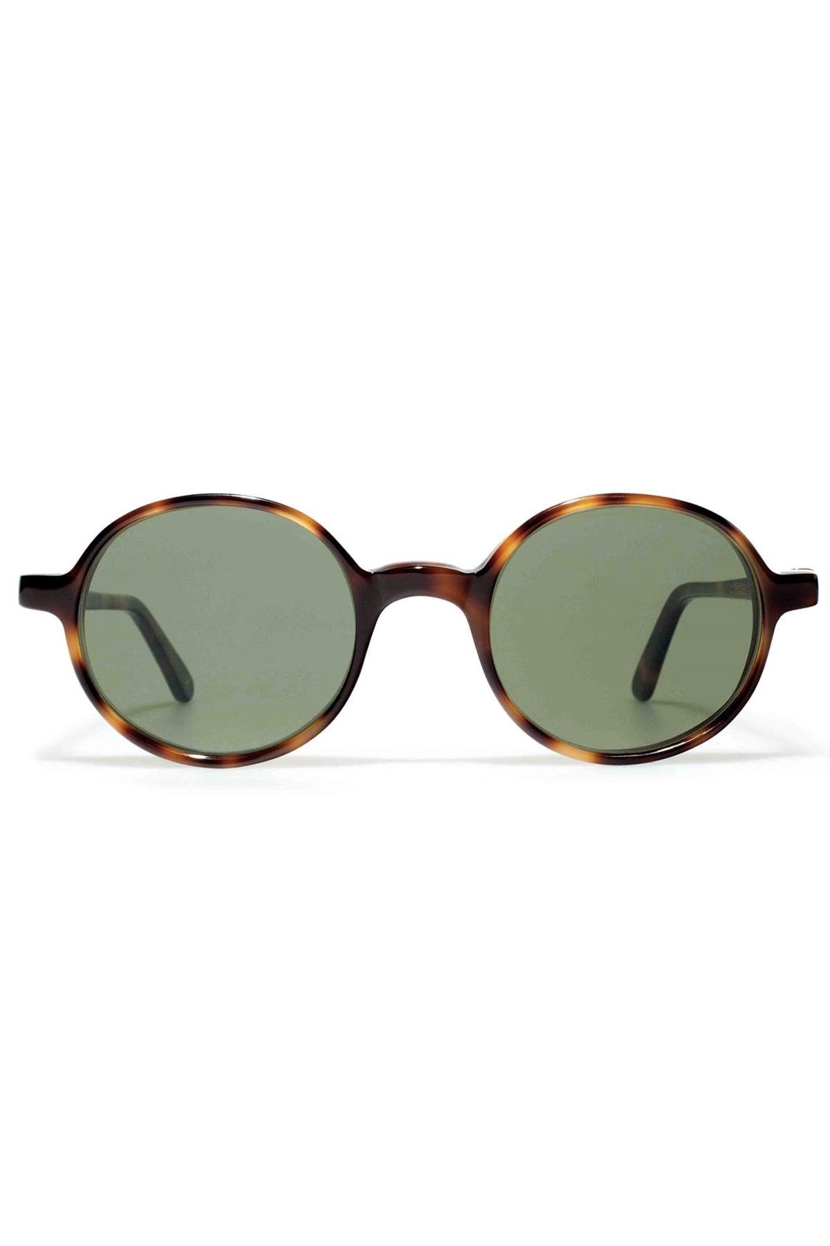 L.G.R REUNION Unisex Havana Maculato 39 // Flat Green G15 Lgr Güneş Gözlüğü