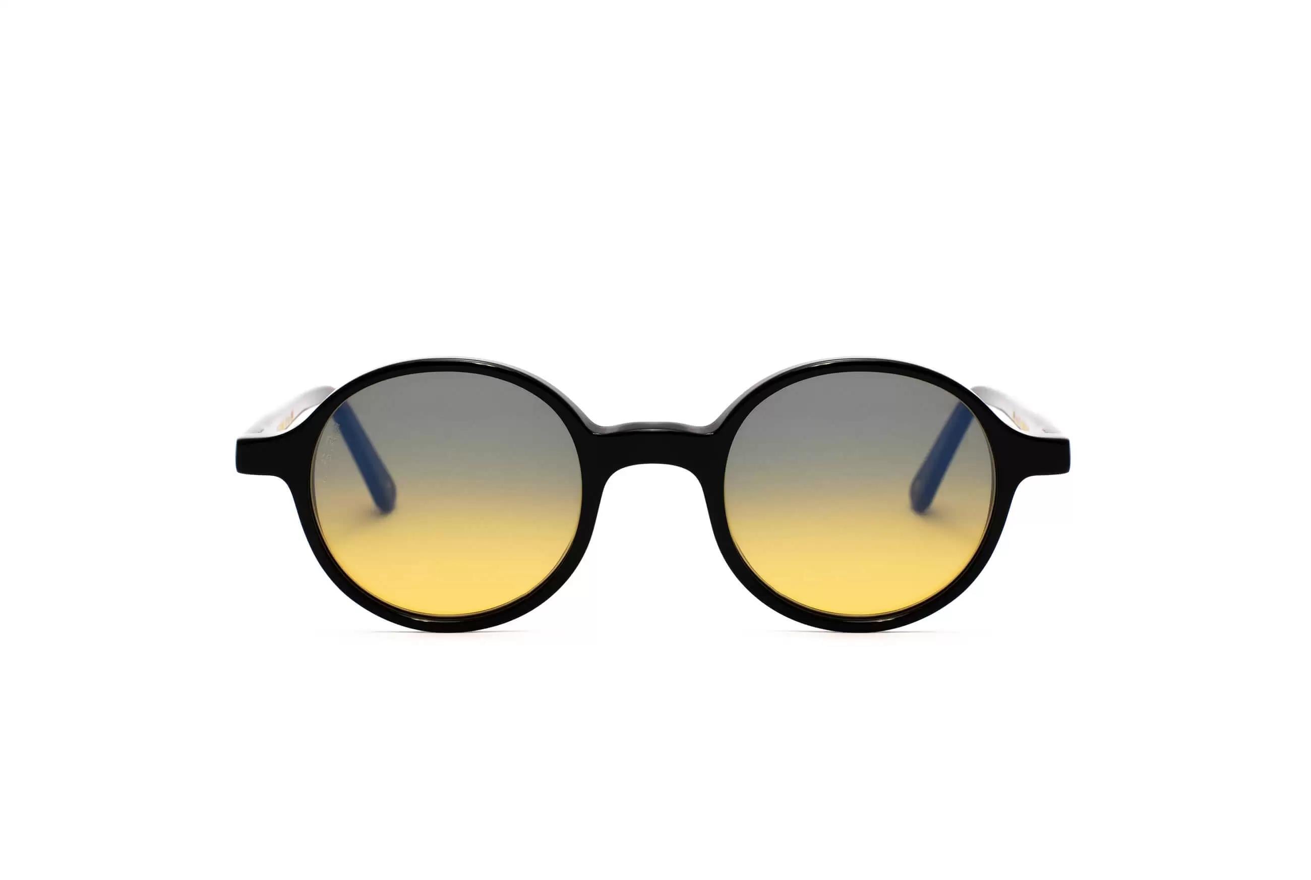 L.G.R Reunion Black 01 // Sarı Gradyan Photochromic Unisex Güneş Gözlüğü